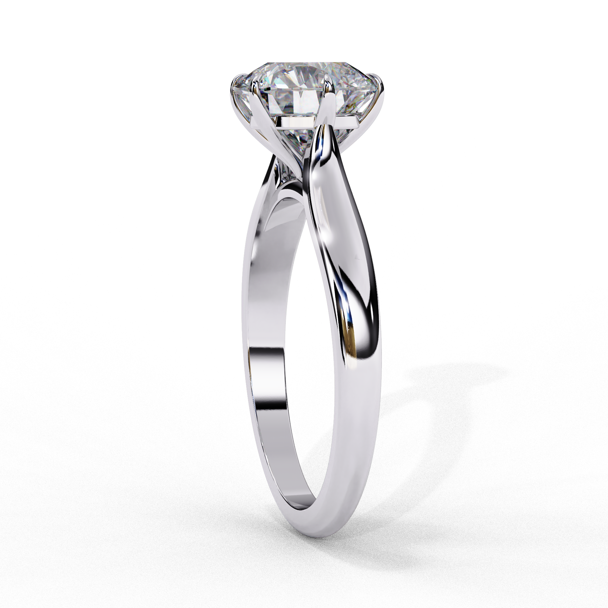 1.92 ct Dazzling Round Ring 9k