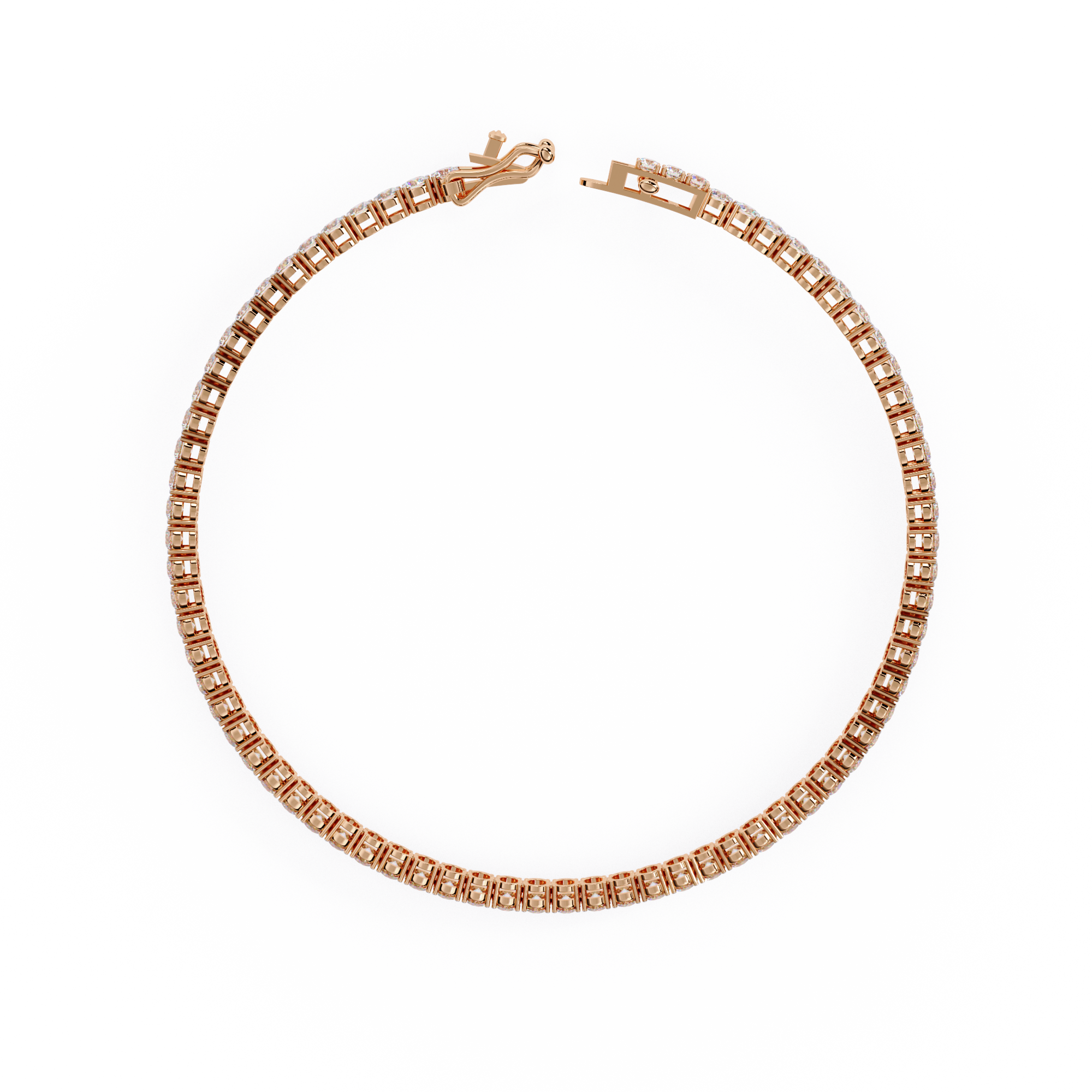 3.89 CT IMPERIAL ROW BRACELET