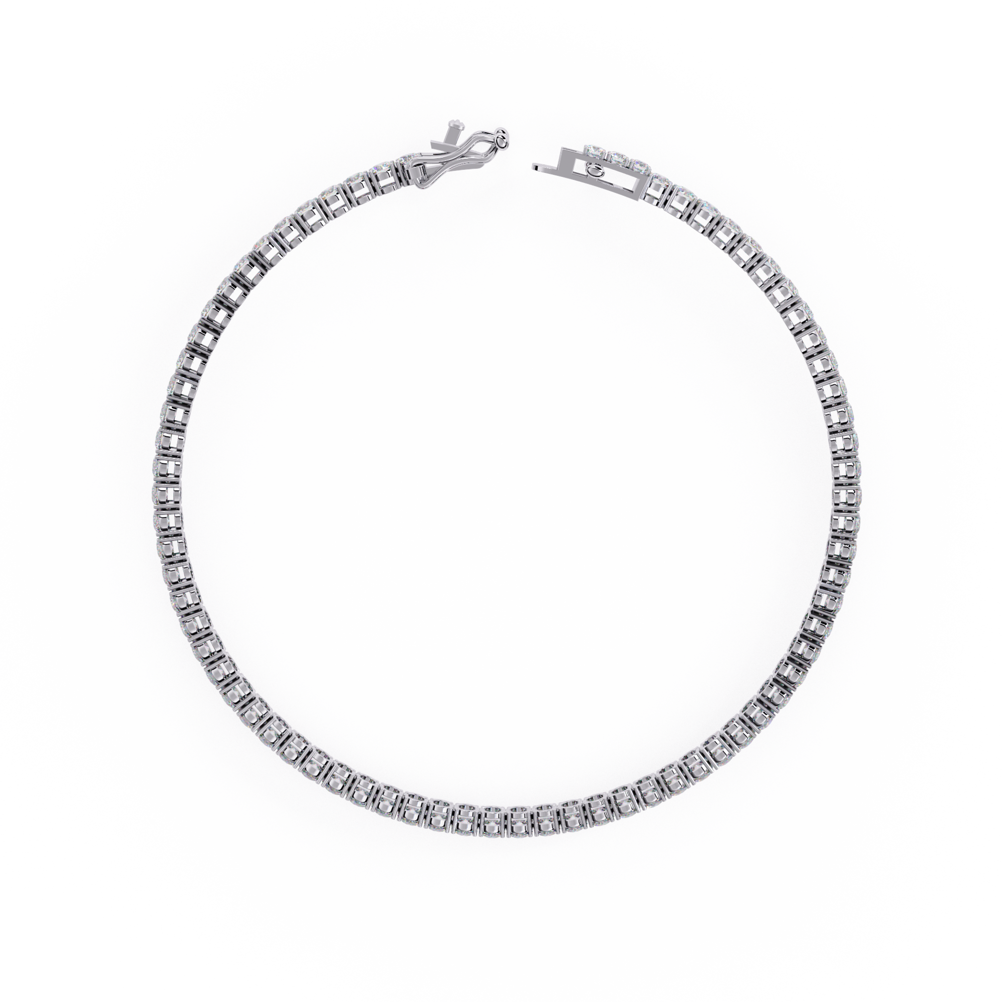 3.89 CT IMPERIAL ROW BRACELET