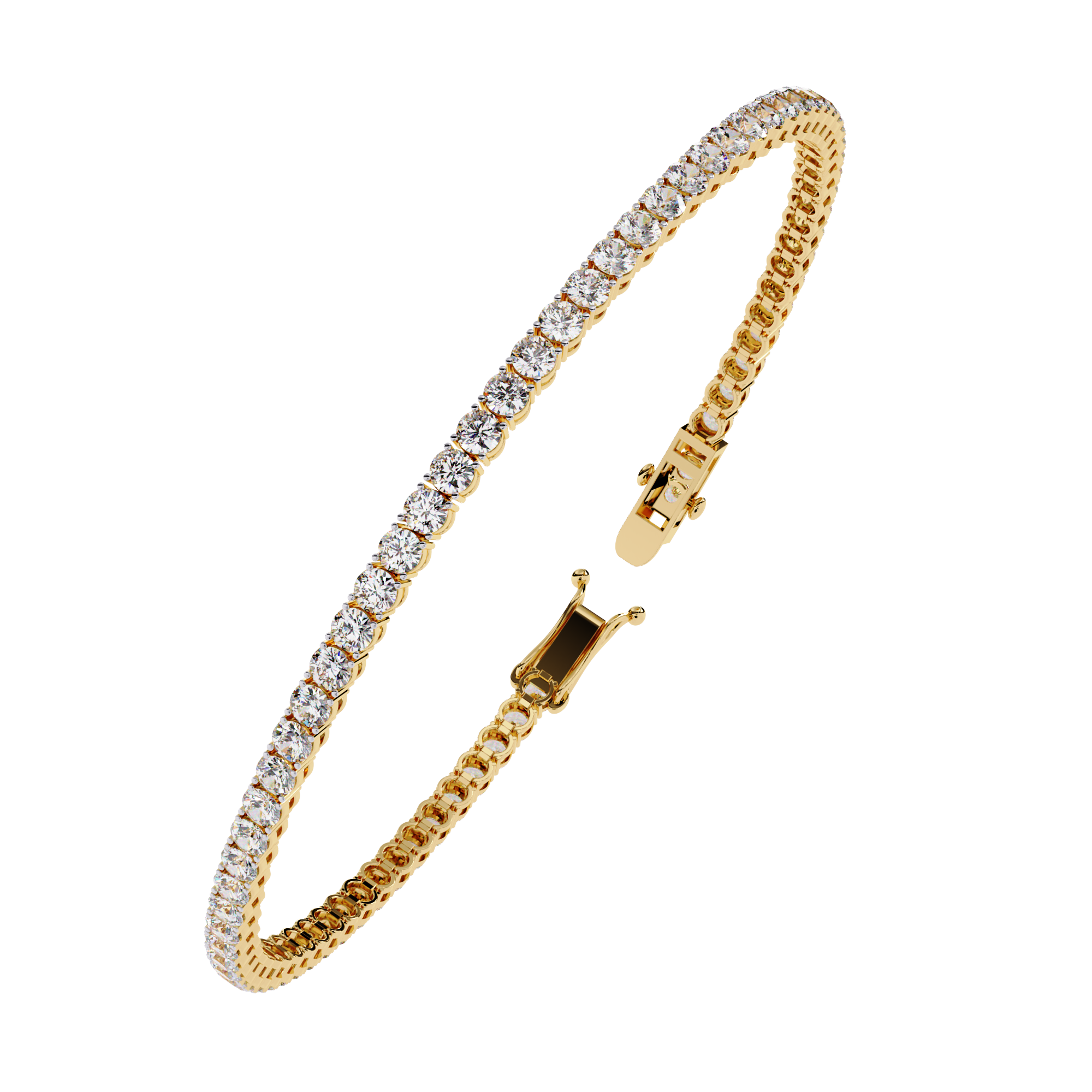 3.89 CT IMPERIAL ROW BRACELET