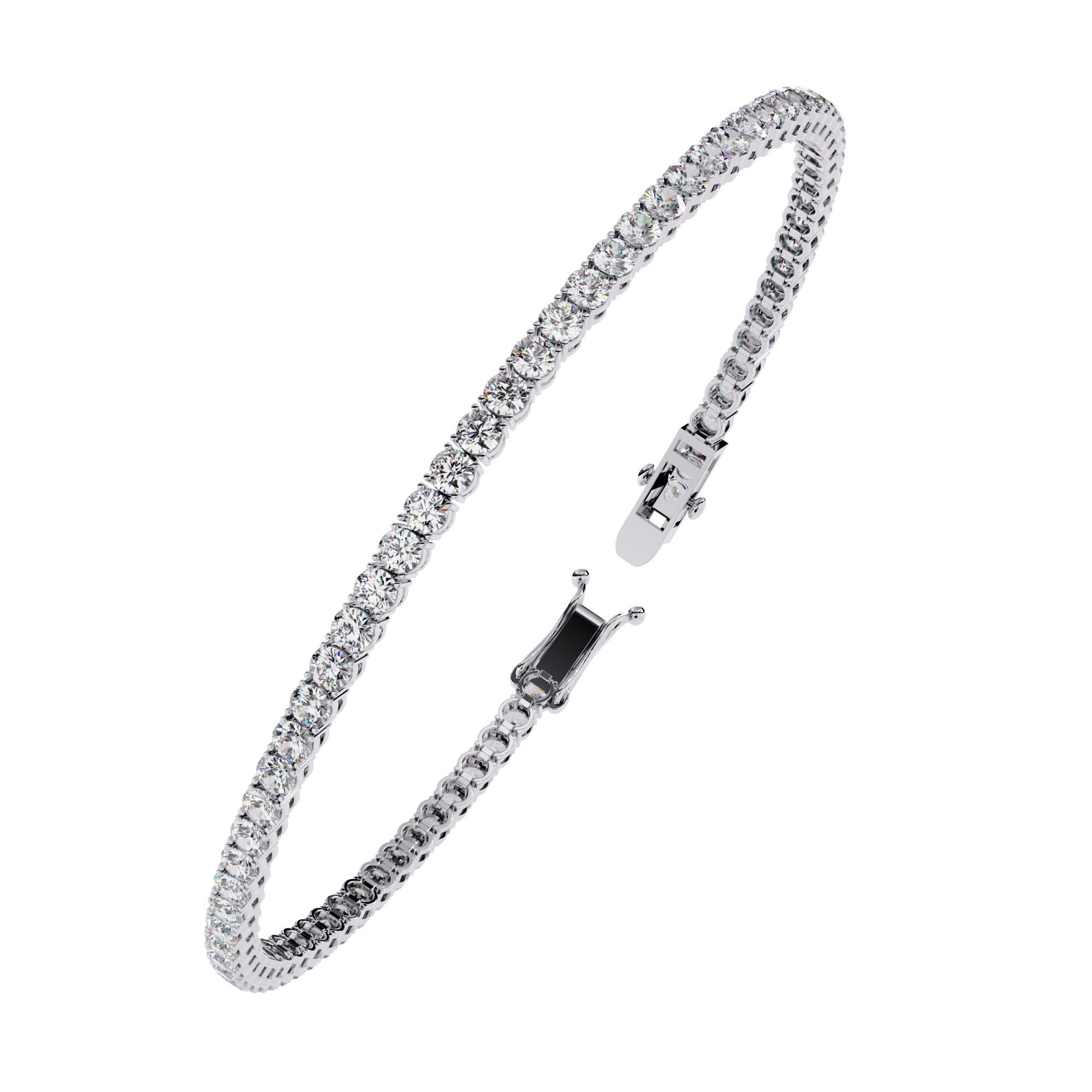 3.89 CT IMPERIAL ROW BRACELET