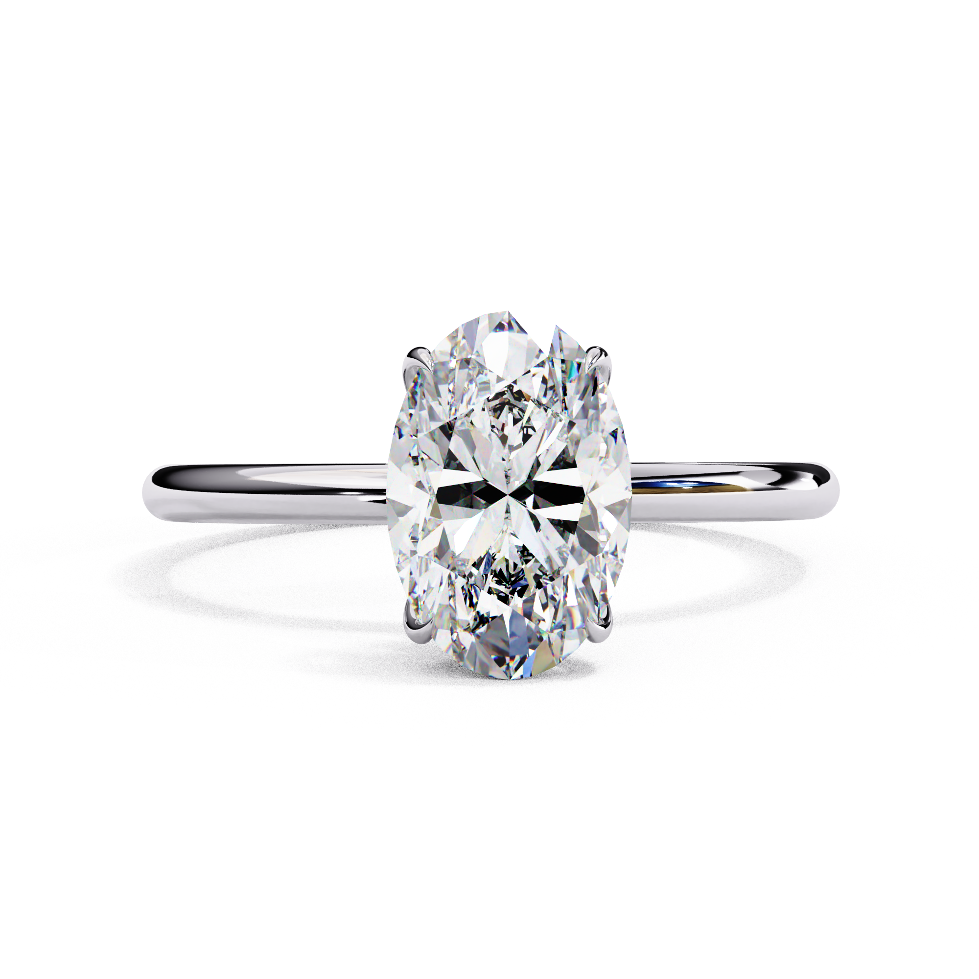 1.20 ct Eternal Oval Ring 9k