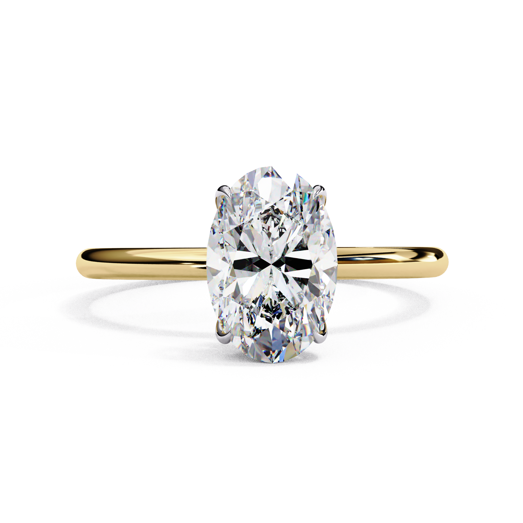 1.20 ct Eternal Oval Ring 9k