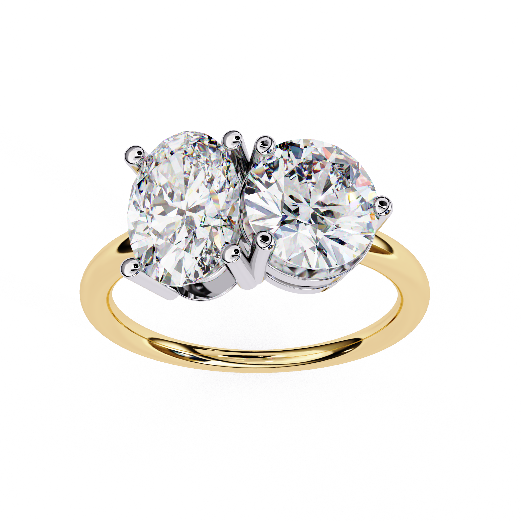 3.32 ct Oval Elegance Ring 9k