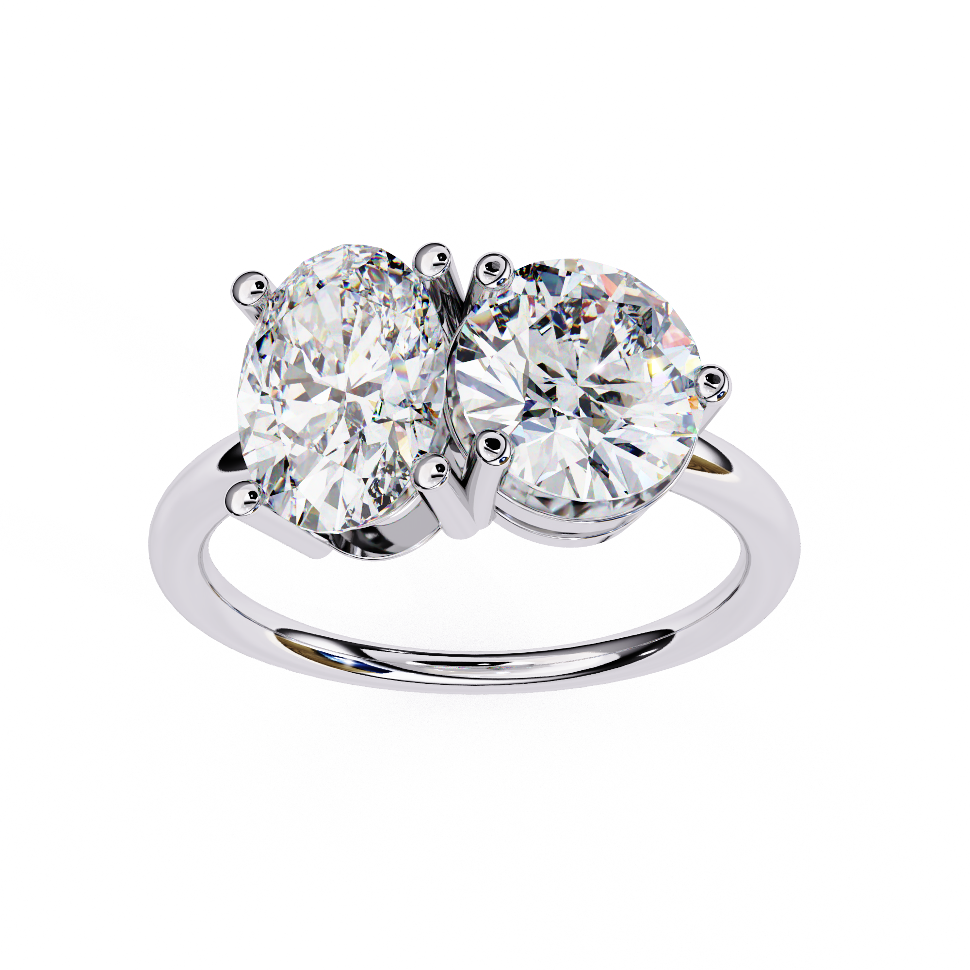 3.32 ct Oval Elegance Ring 9k