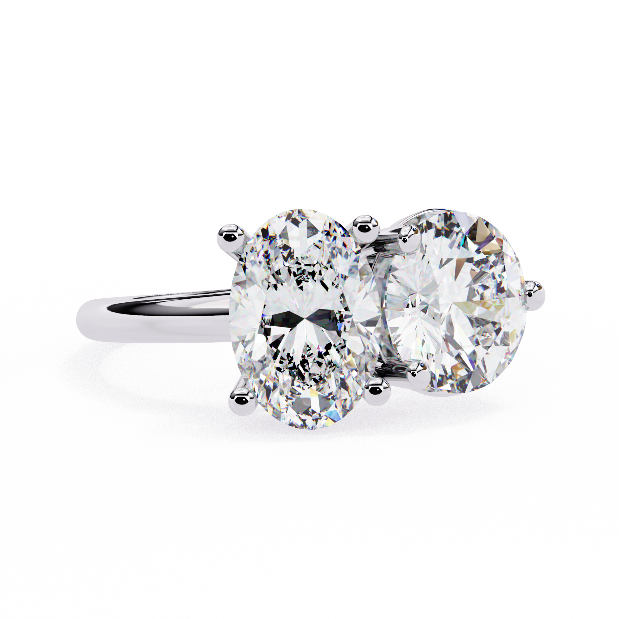 3.32 ct Oval Elegance Ring 9k