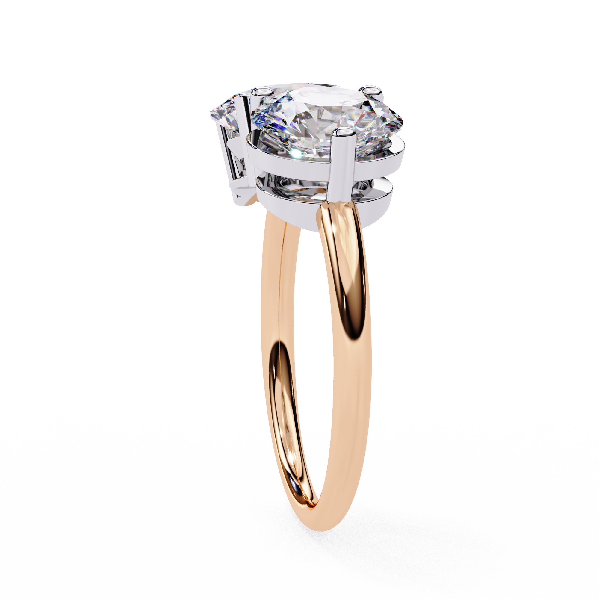 3.32 ct Oval Elegance Ring 9k