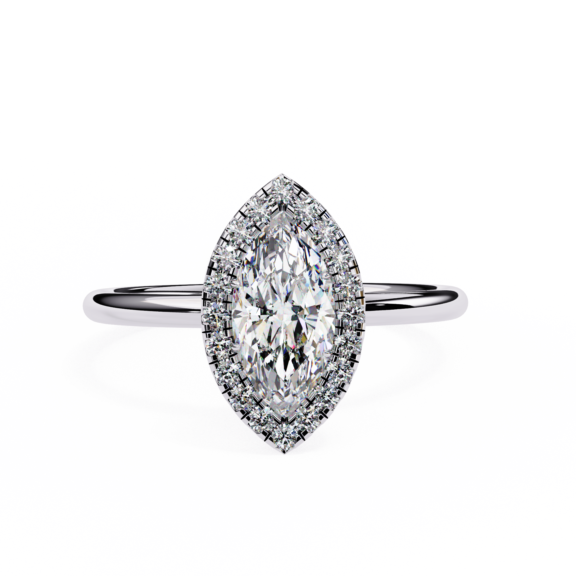 0.98 ct Twilight Veil Ring 9k