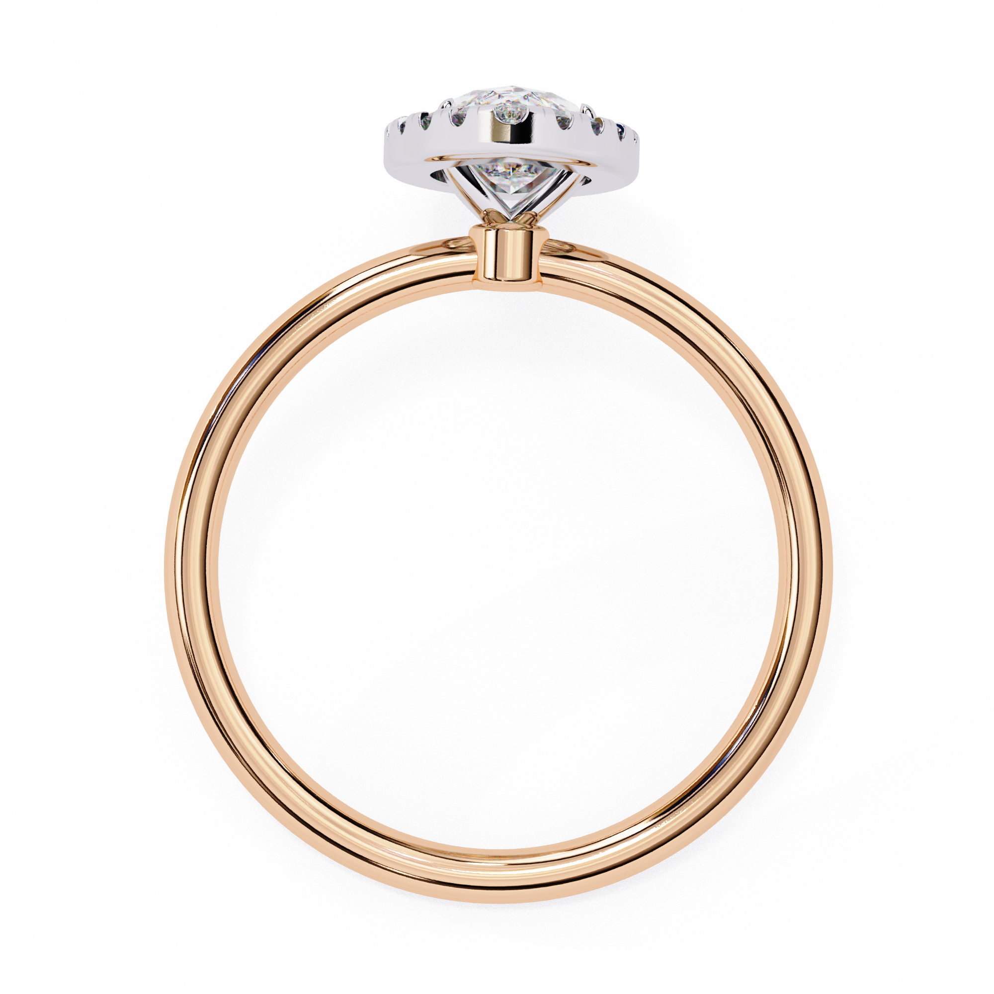 0.98 ct Twilight Veil Ring 9k