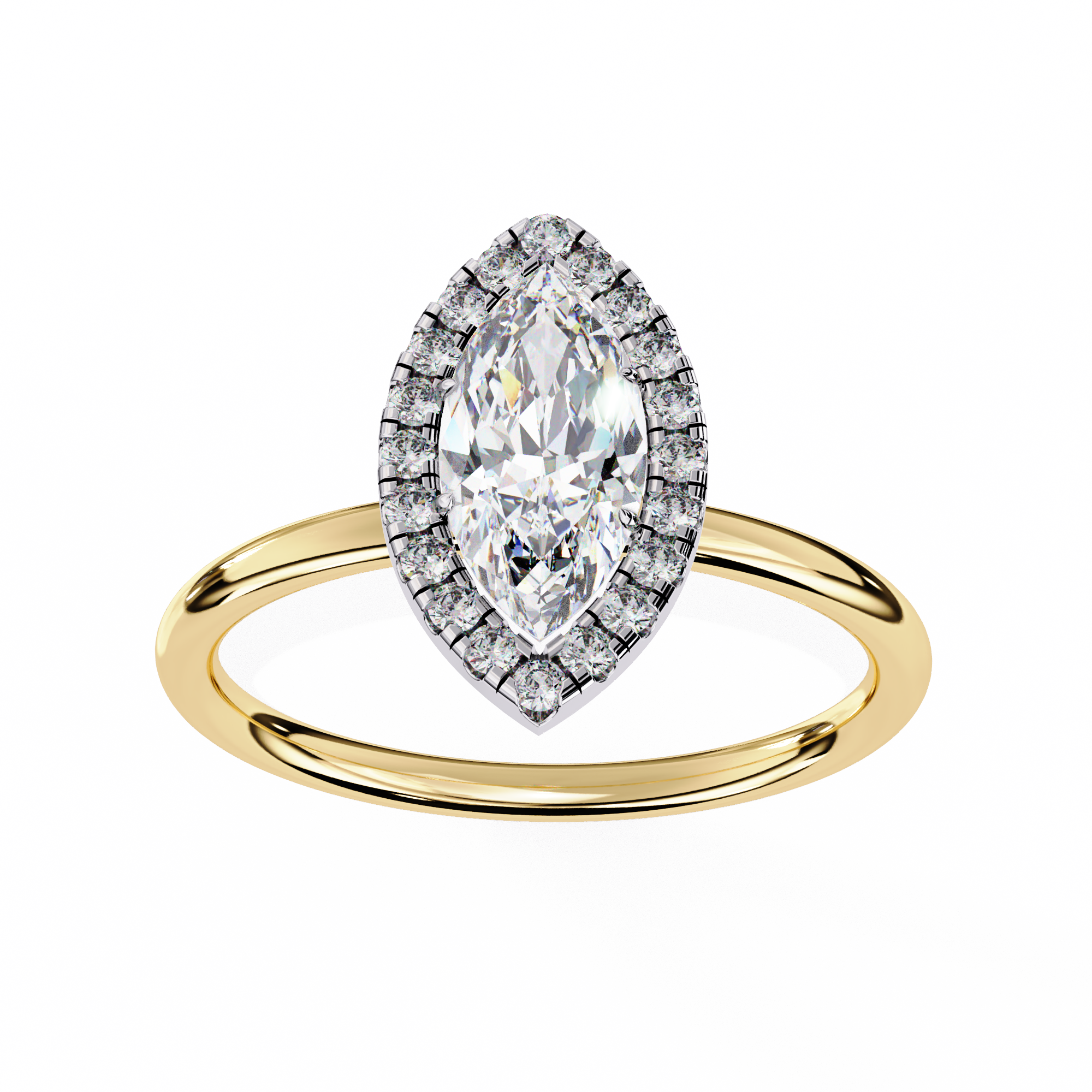0.98 ct Twilight Veil Ring 9k