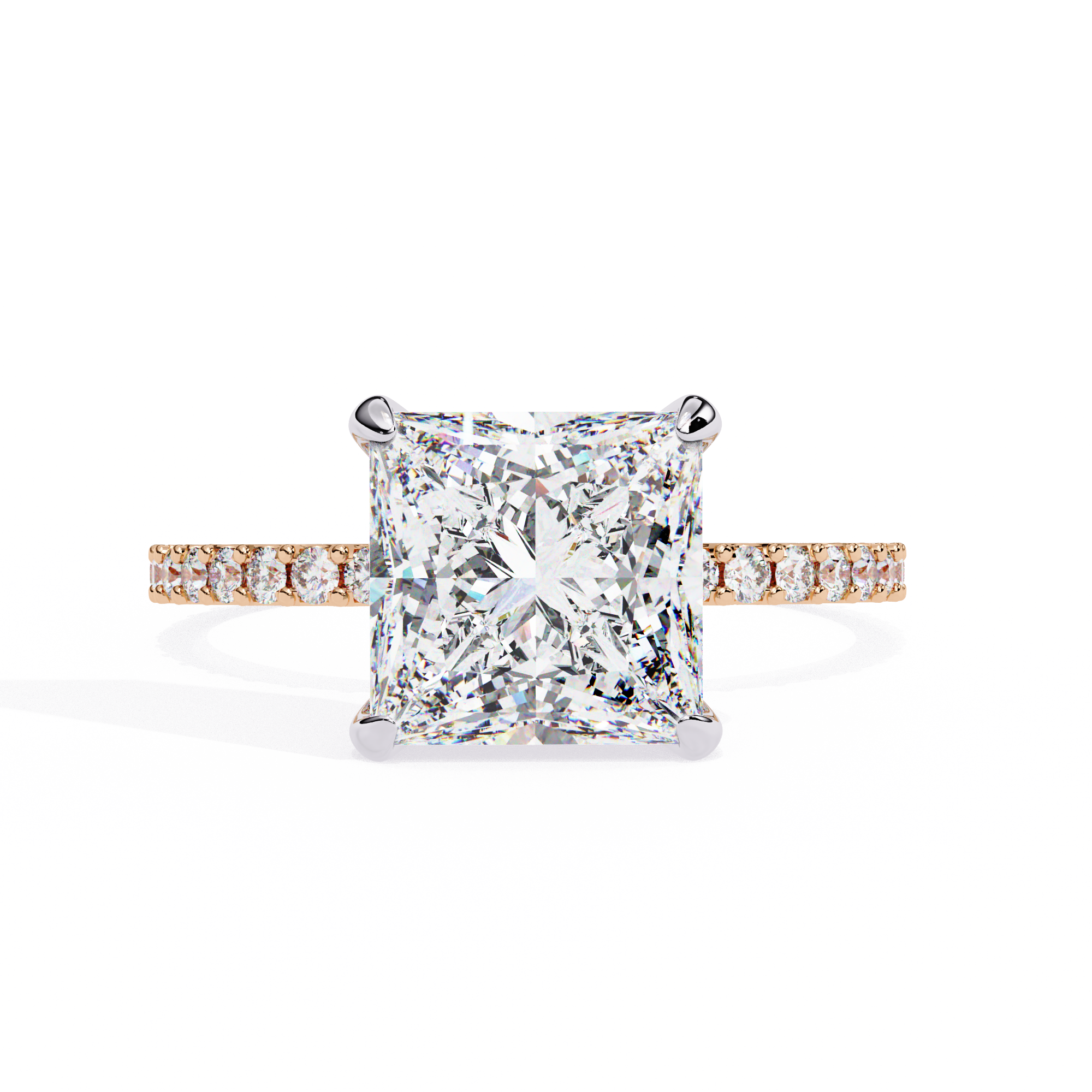 2.65 ct Eclipse Halo Ring 9k