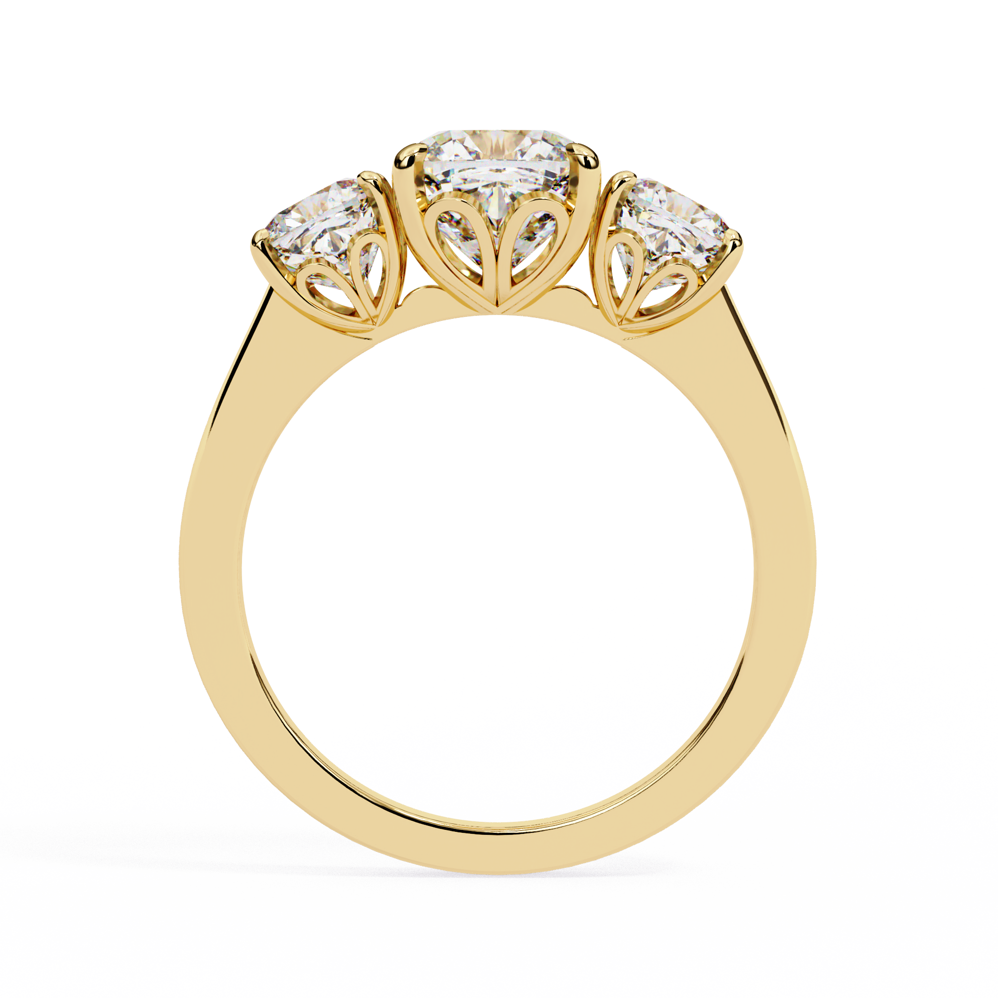 3.96 ct Celestique Grace Ring 9k