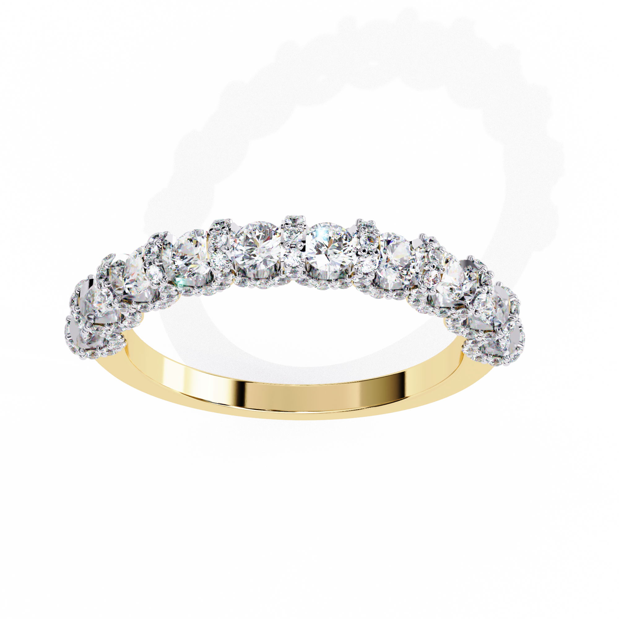 0.93 ct Infinite Glow Band 9k
