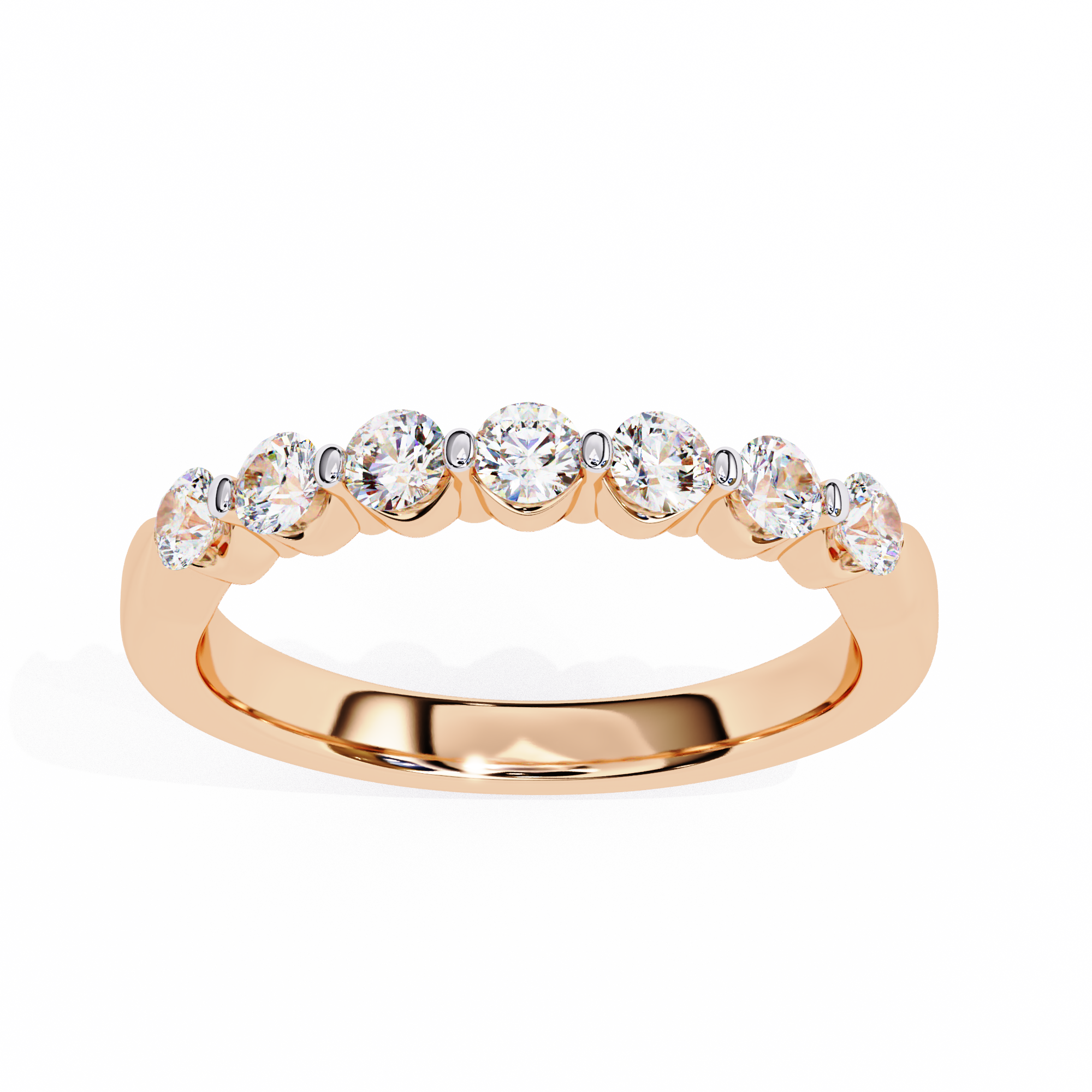 0.52 ct Harmony Circle Band 9k
