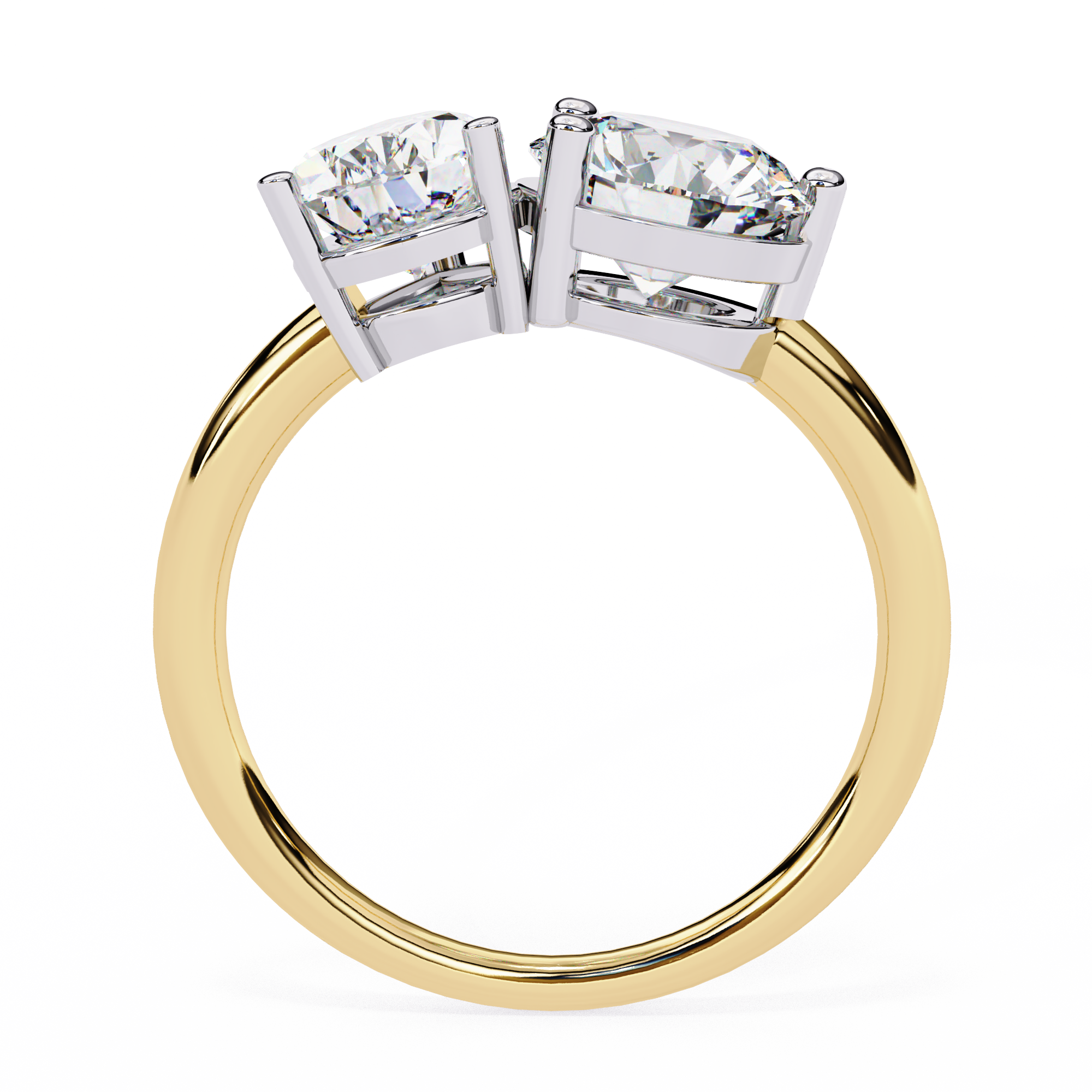 3.80 ct Opulent Cascade Ring 9k