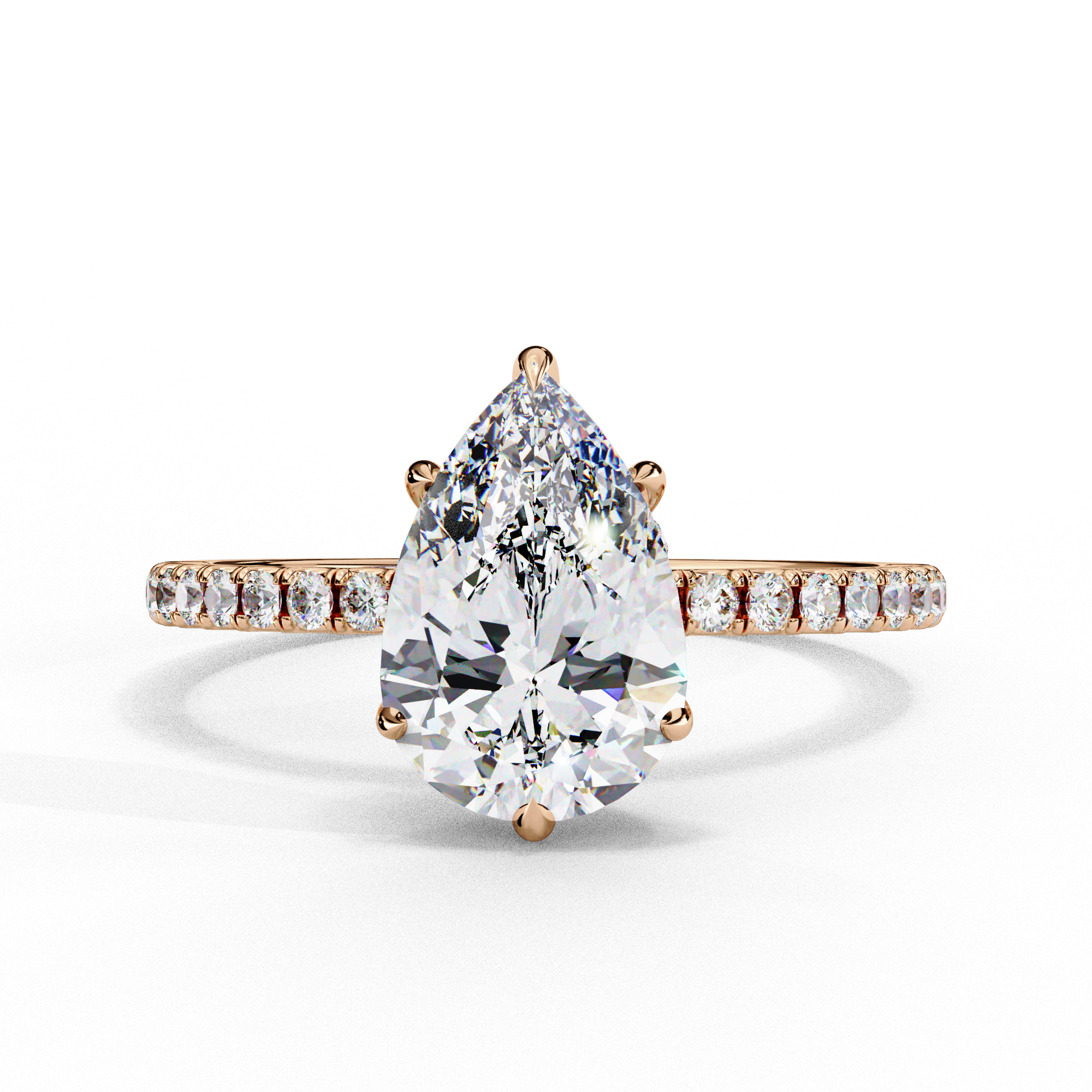 2.08 ct Luminous Drizzle Ring 9k