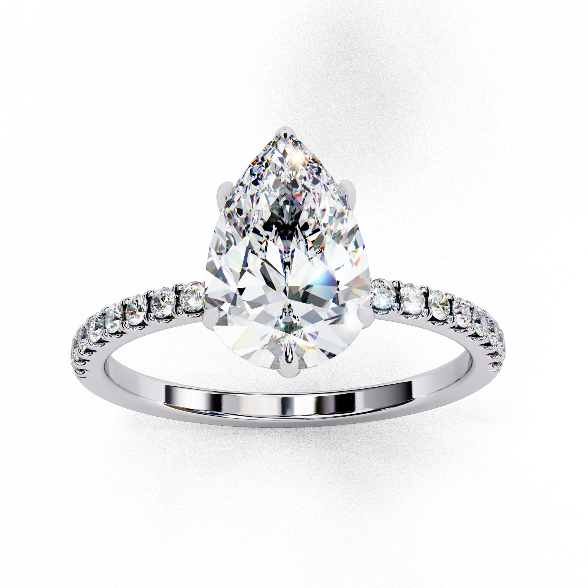 2.08 ct Luminous Drizzle Ring 9k