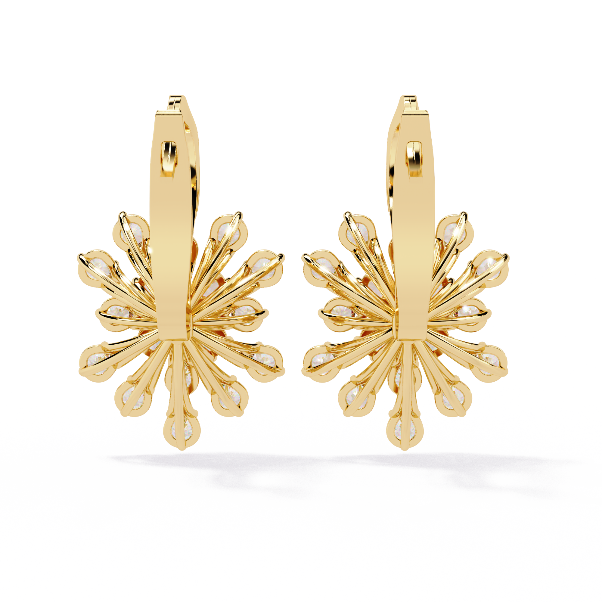 1.75 CT STELLAR BLOOM EARRING 9k