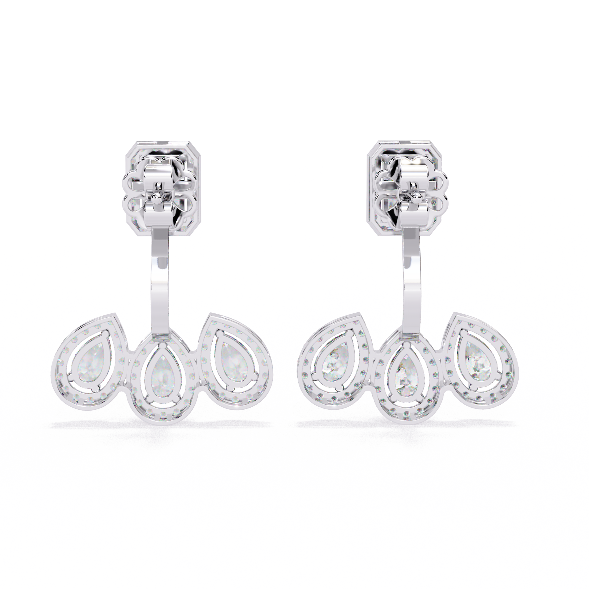 3.60 CT ROYAL RADIANCE EARRING 9k