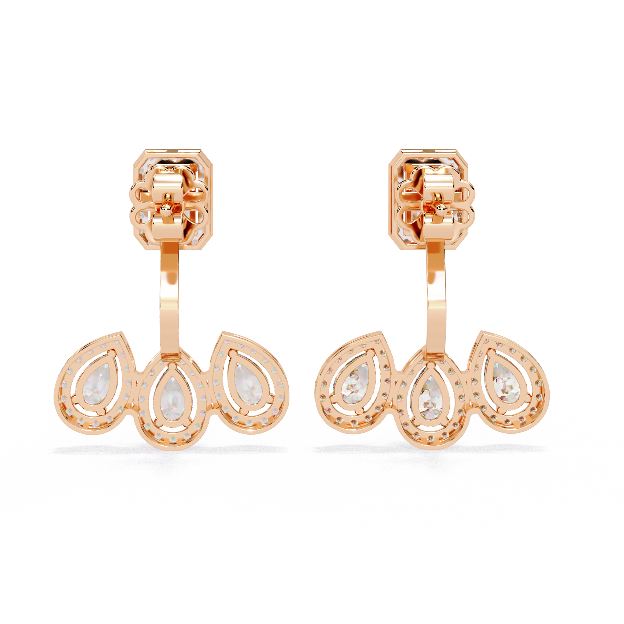 3.60 CT ROYAL RADIANCE EARRING 9k