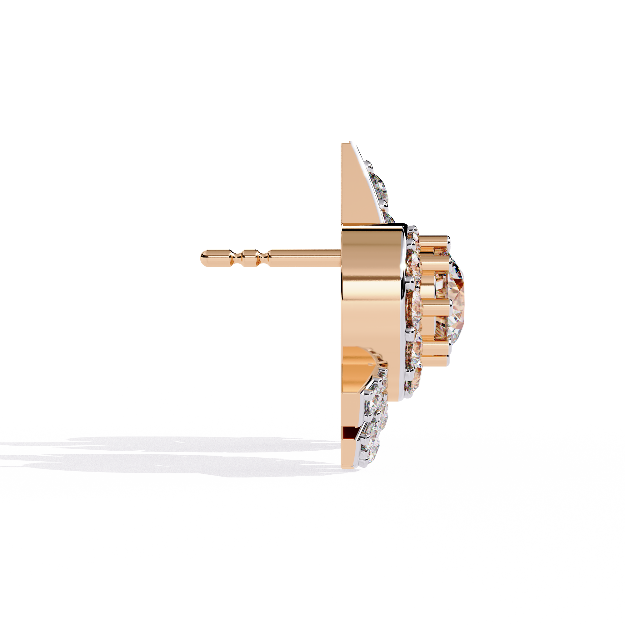 1.66 CT AURORA FLARE EARRING 9k