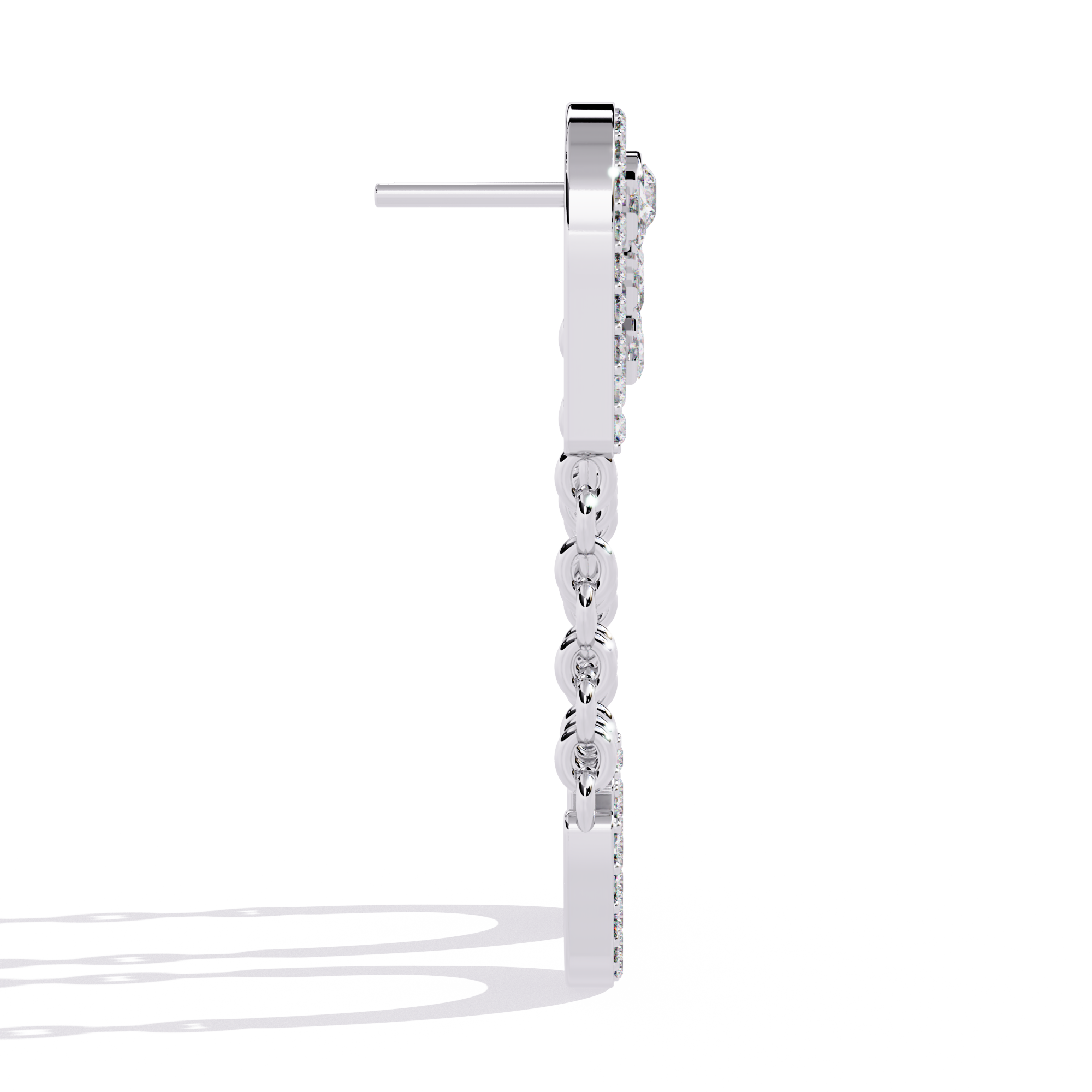 0.49 CT ETERNAL LOOP EARRING 18K