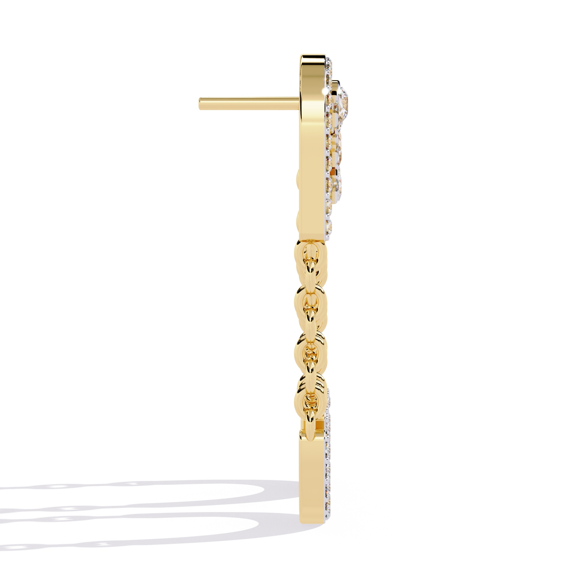 0.49 CT ETERNAL LOOP EARRING 18K