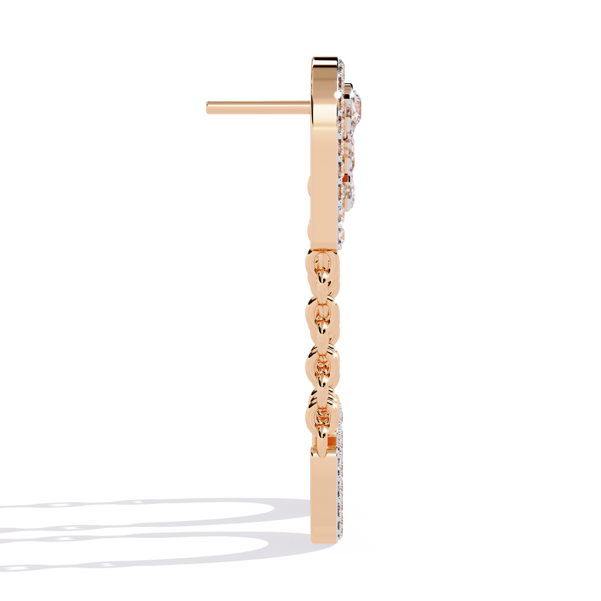 0.49 CT ETERNAL LOOP EARRING 18K