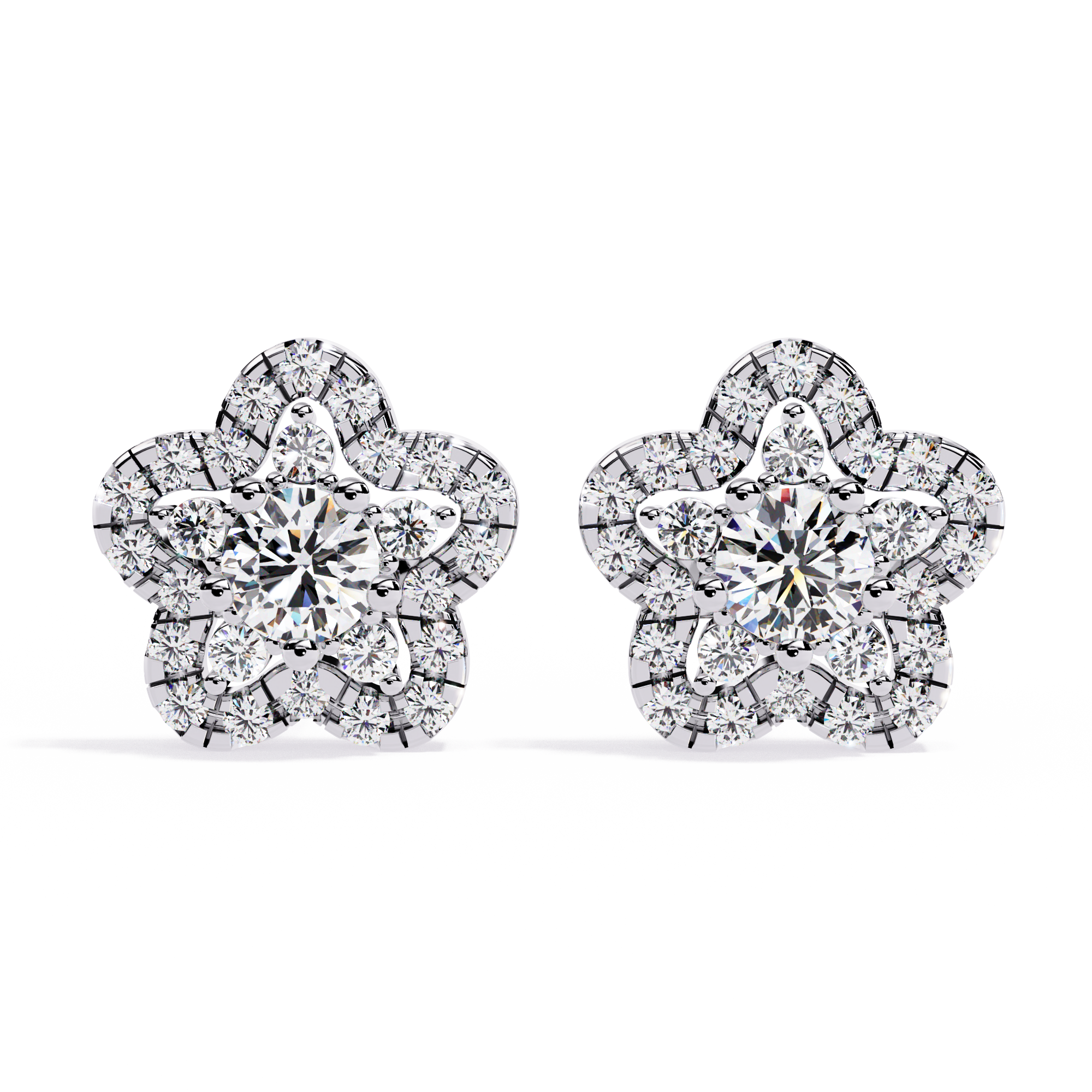 0.87 CT BLOOM AURA EARRING 9k