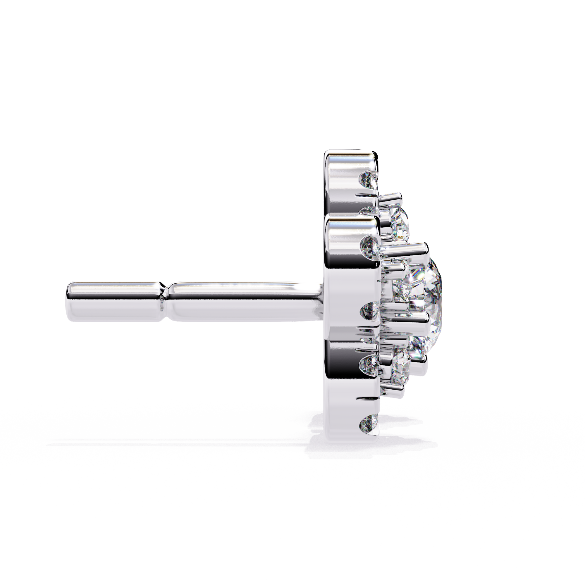 0.87 CT BLOOM AURA EARRING 9k