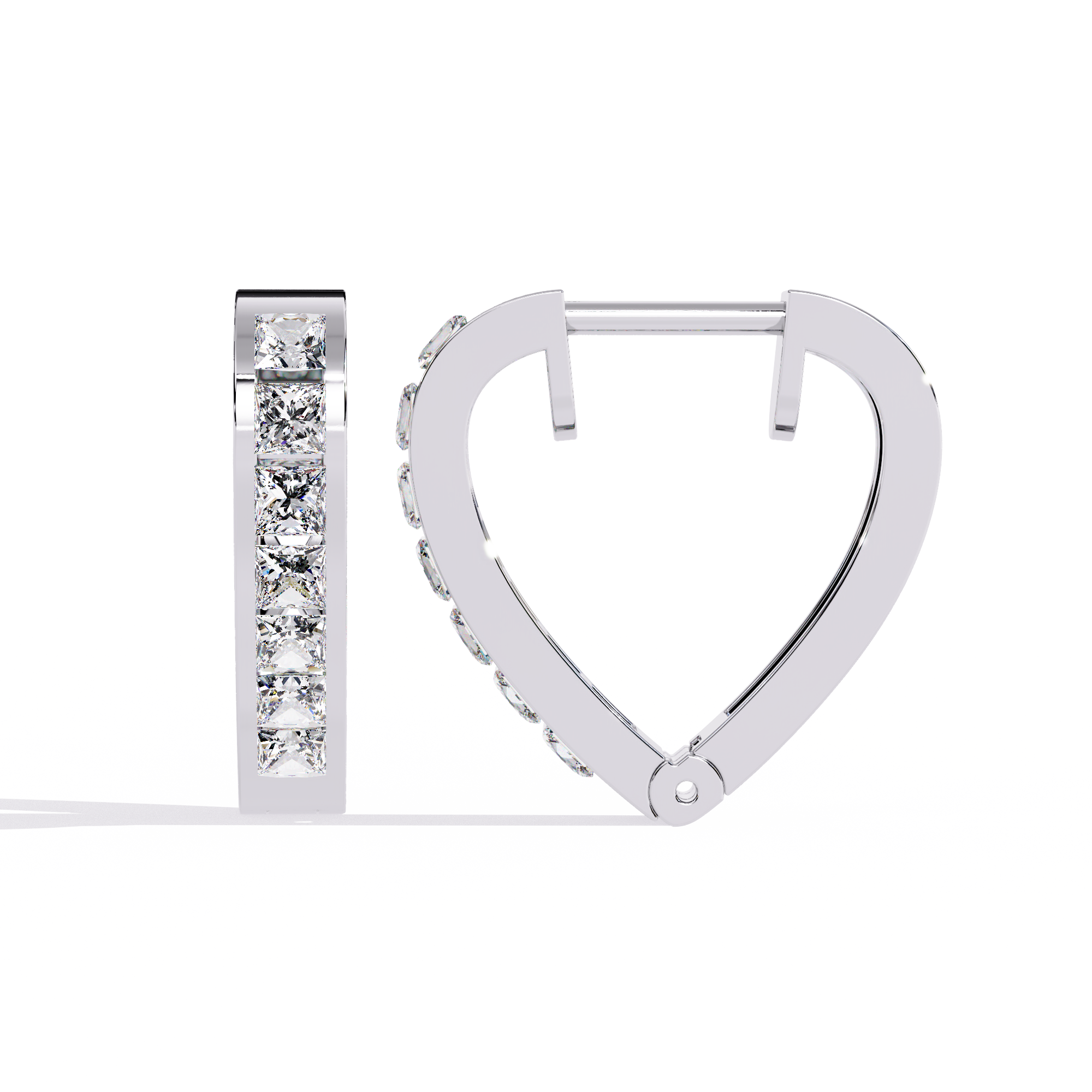0.83 CT LOVECRAFT HOOP EARRING 9k
