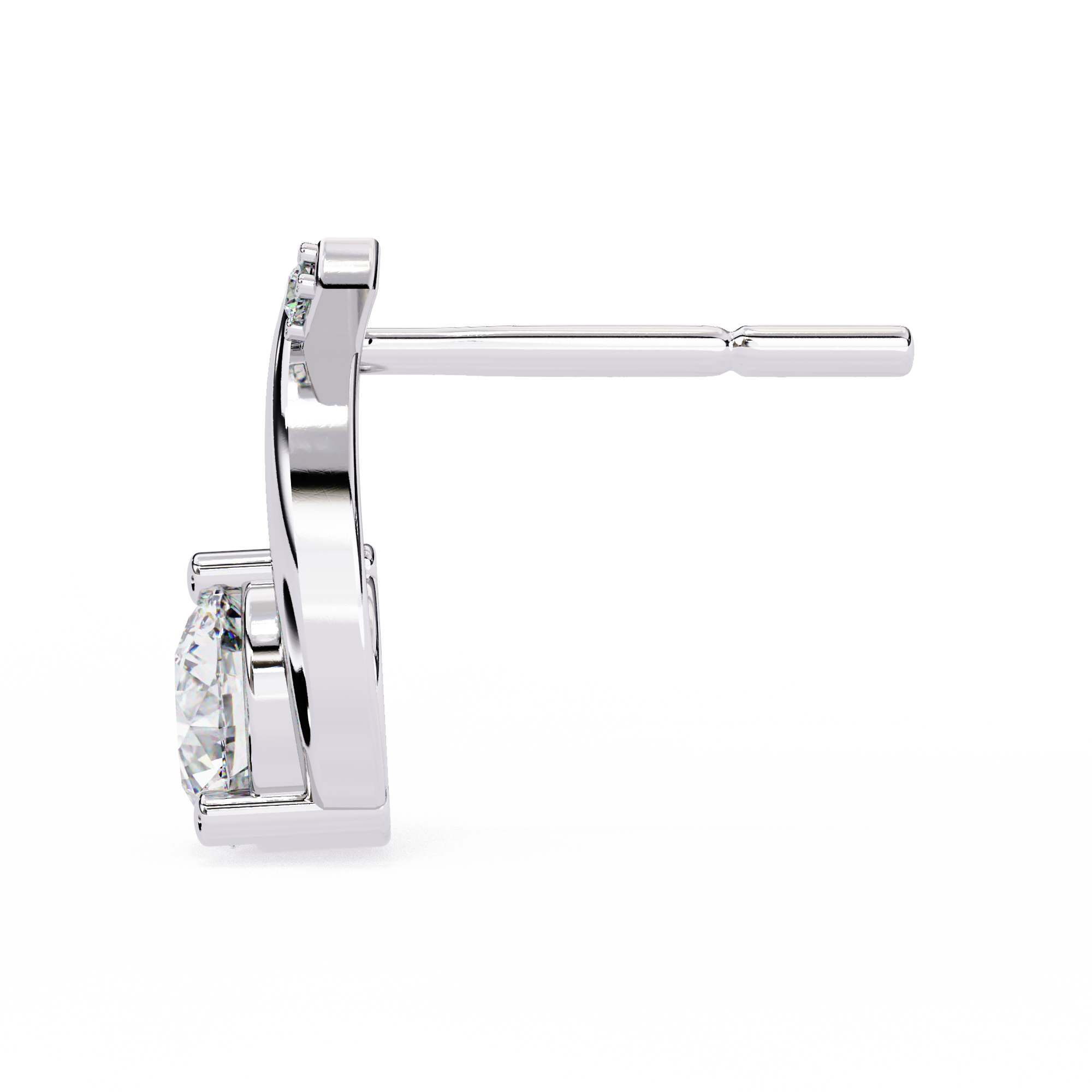 1.27 CT EMBRACED BRILLIANCE EARRING 9k