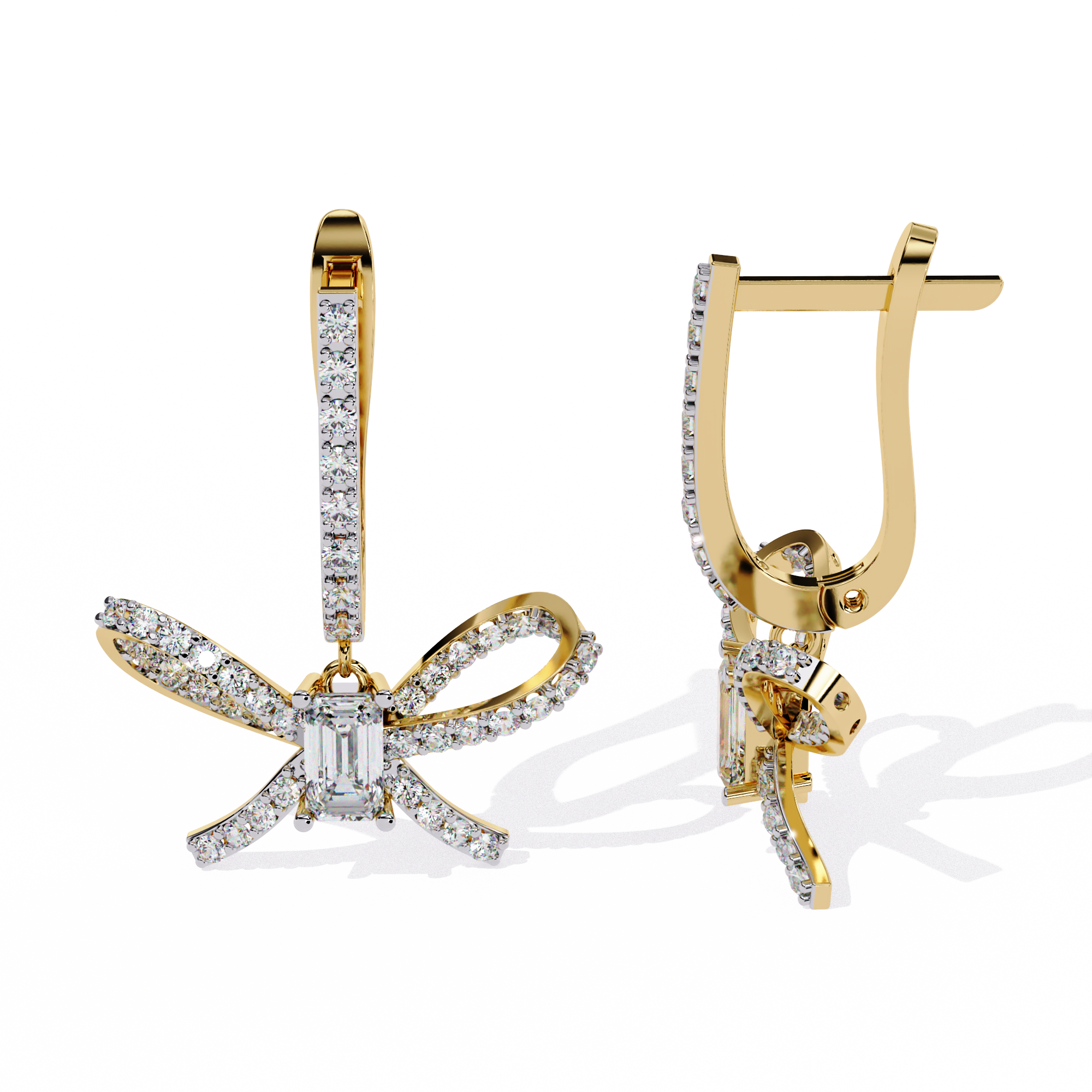 1.18 CT GRACEBOW DROP EARRING 9k