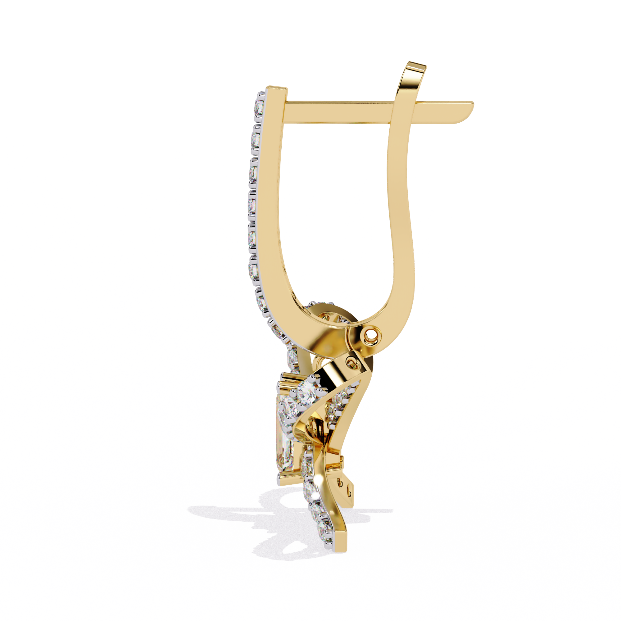 1.18 CT GRACEBOW DROP EARRING 9k