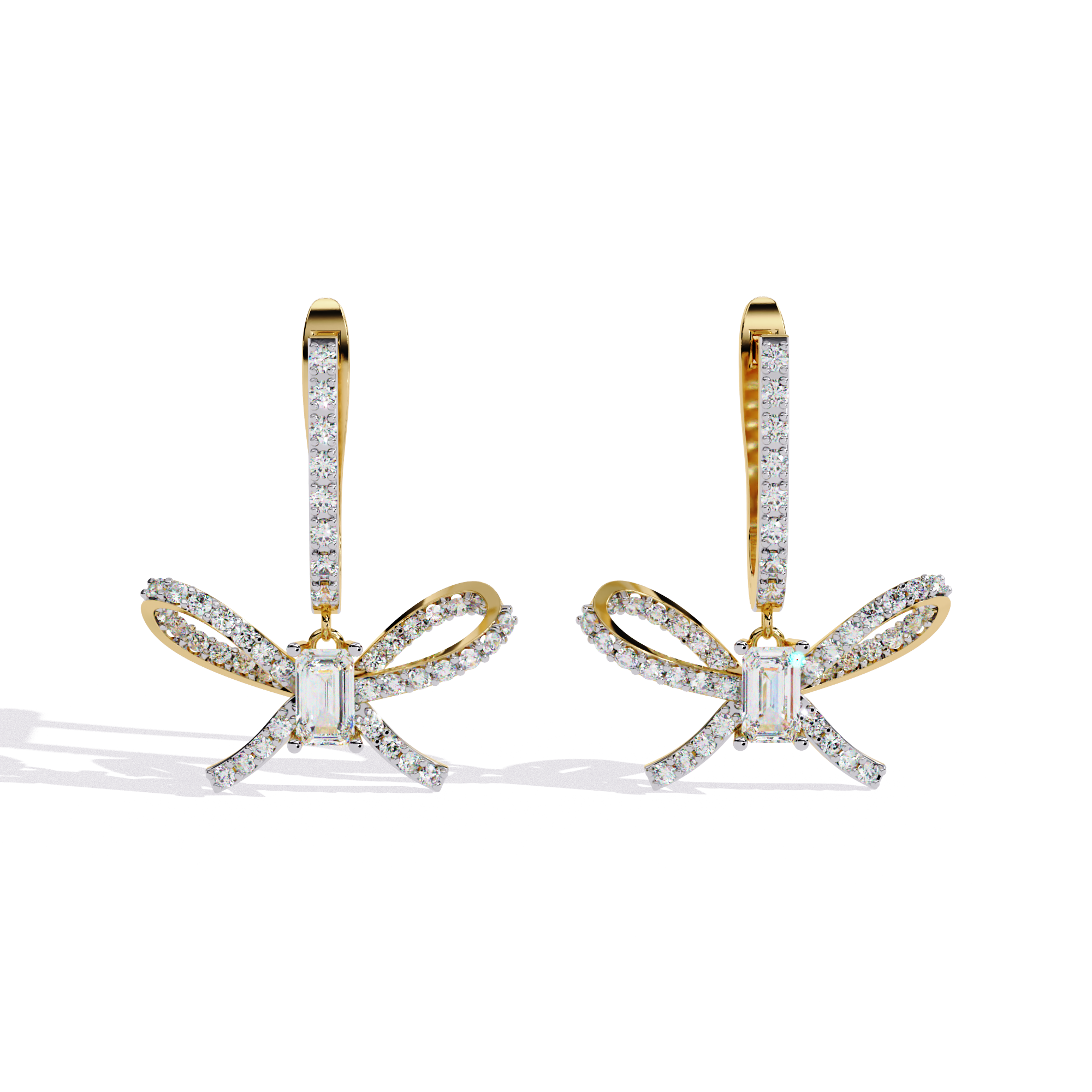1.18 CT GRACEBOW DROP EARRING 9k