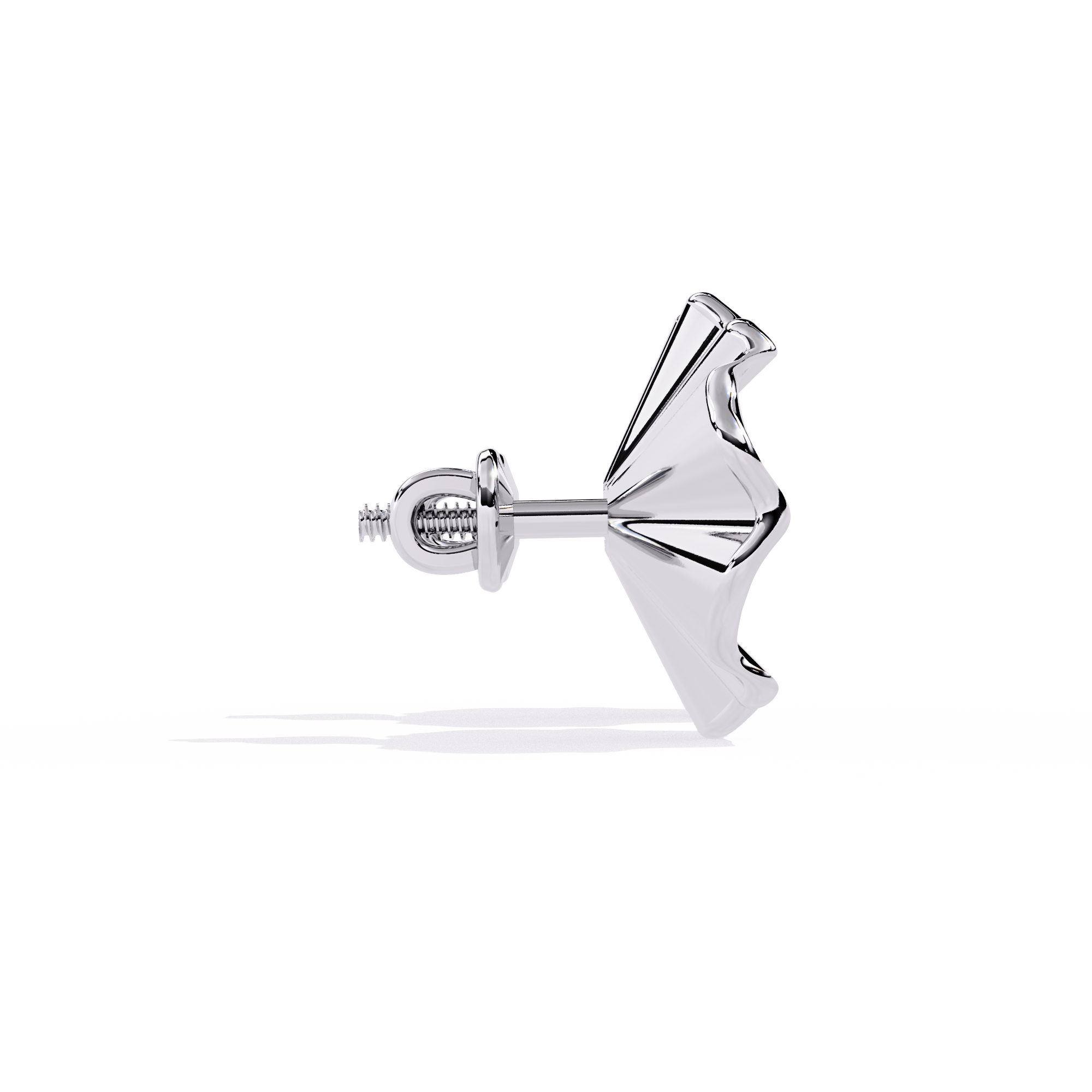 0.06 CT PETITE RAY EARRING 18K