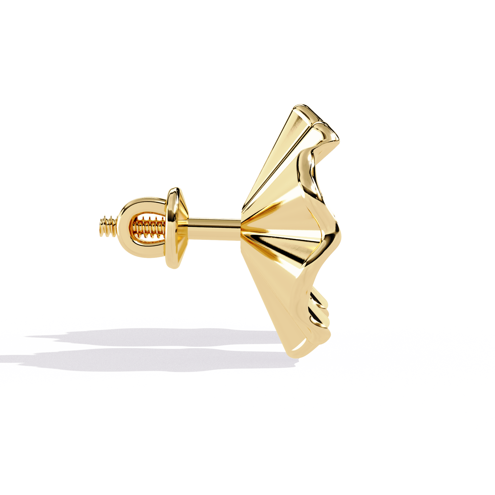 0.06 CT PETITE RAY EARRING 18K