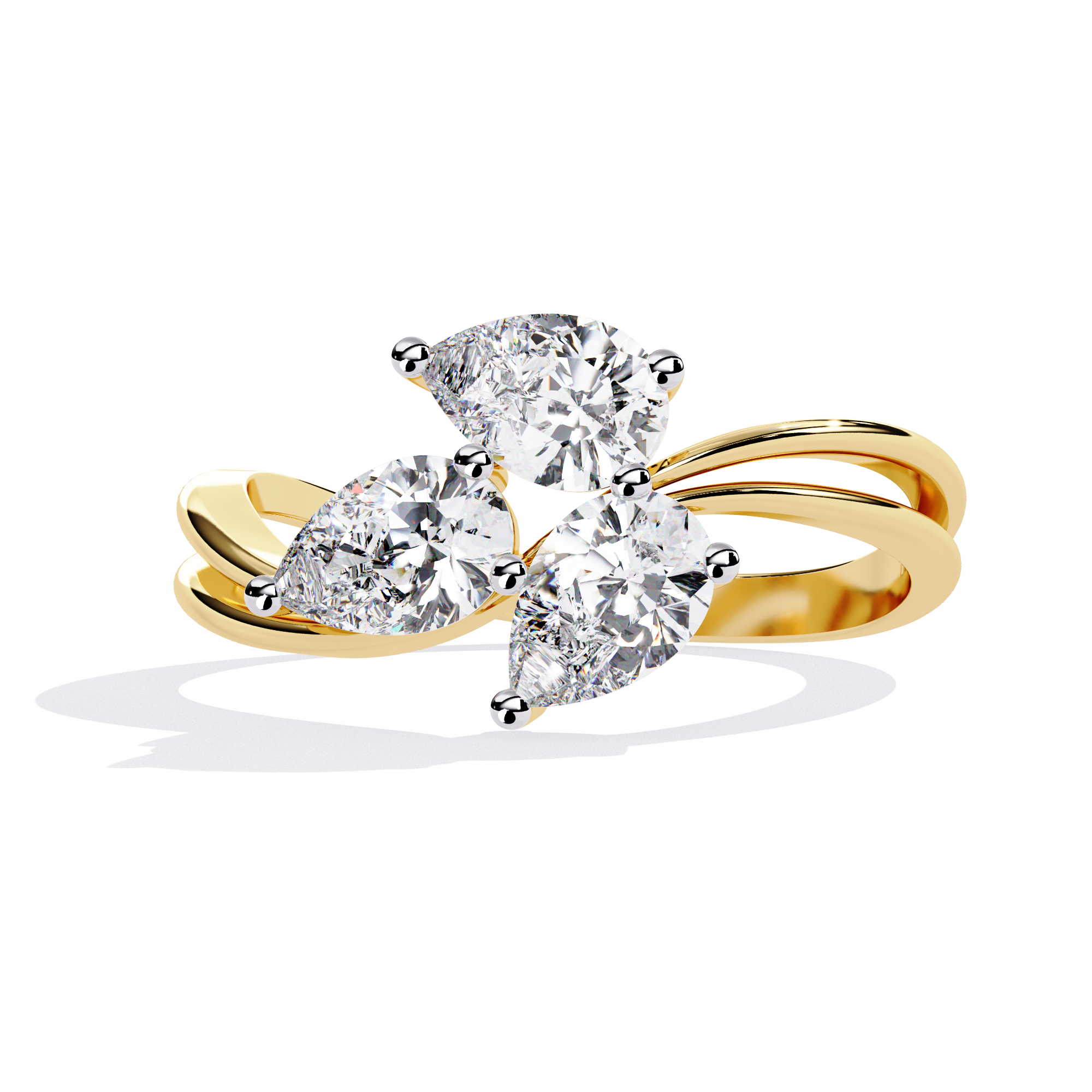 1.06 CT TRINITY BLOOM BAND