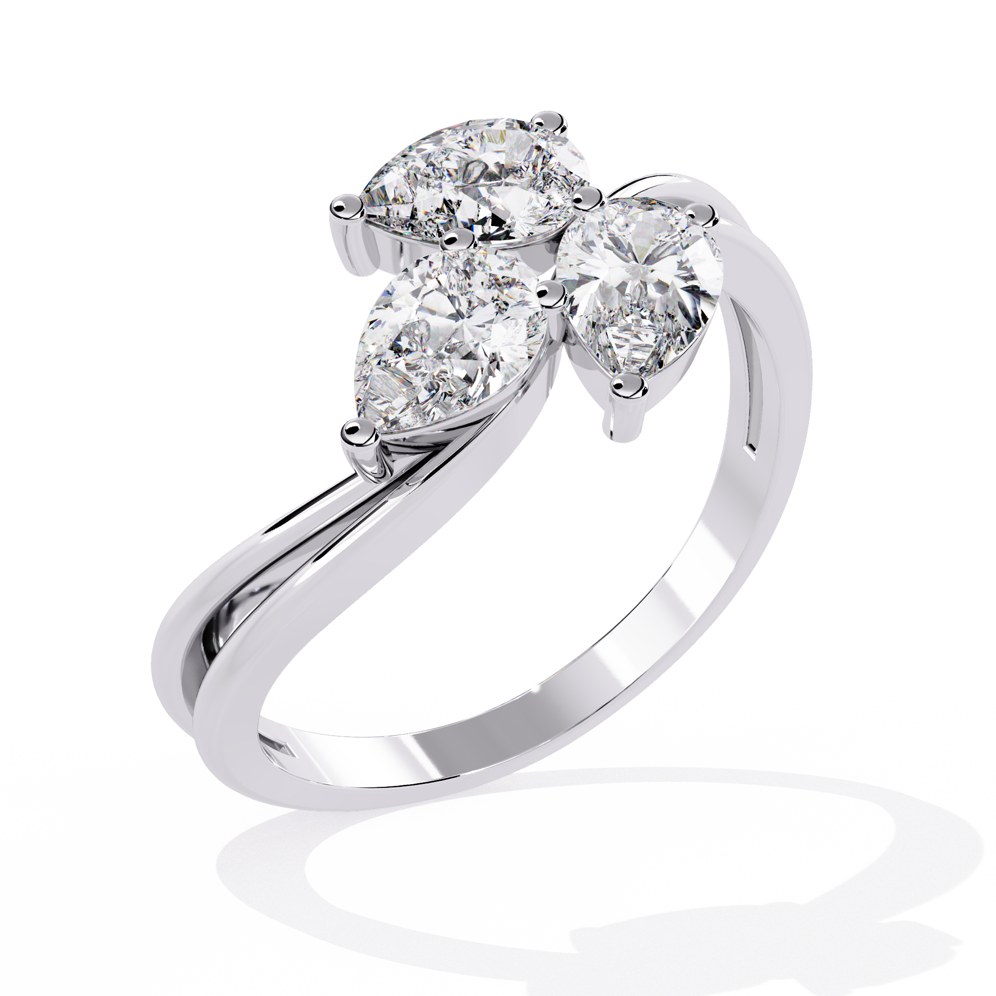 1.06 CT TRINITY BLOOM BAND