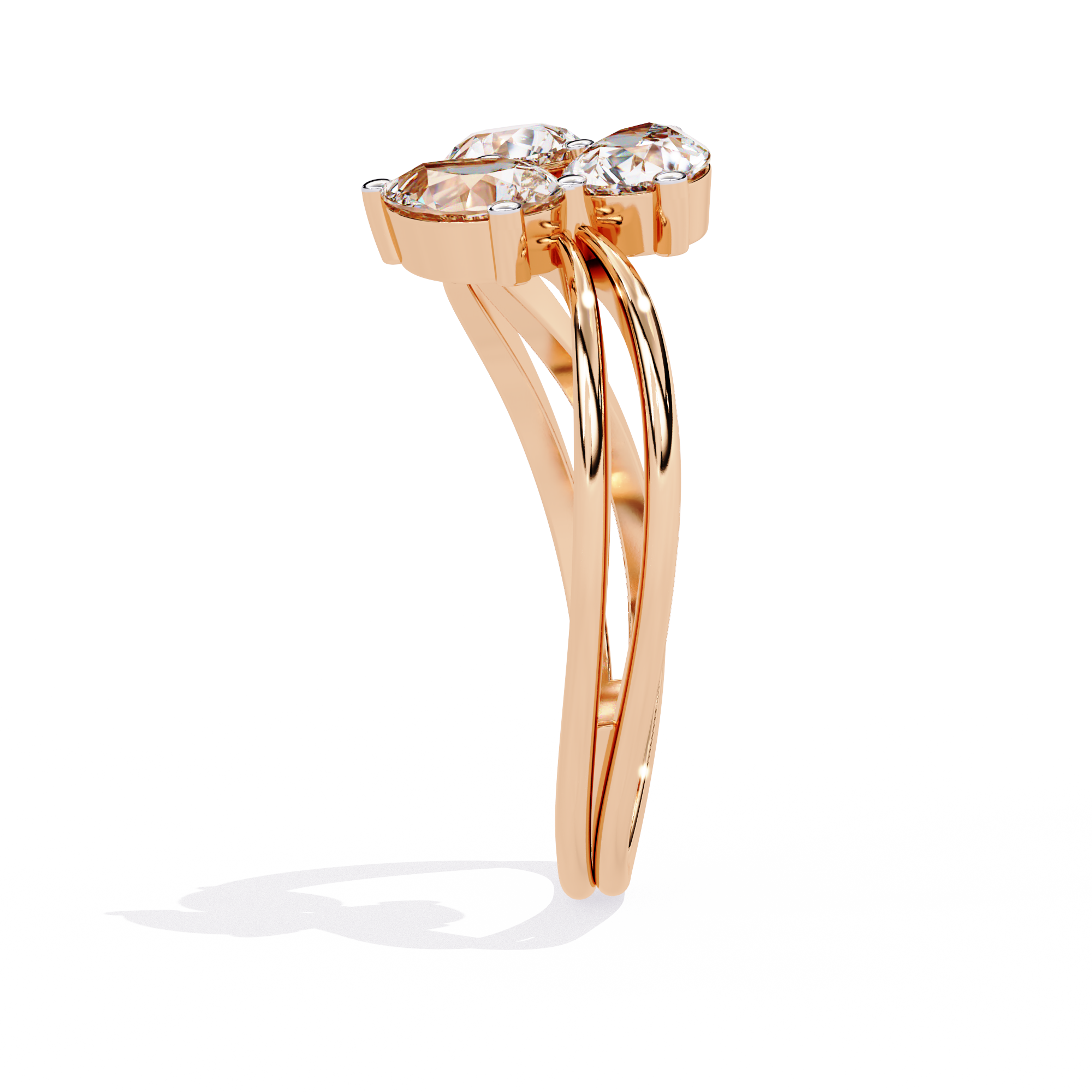 1.06 CT TRINITY BLOOM BAND