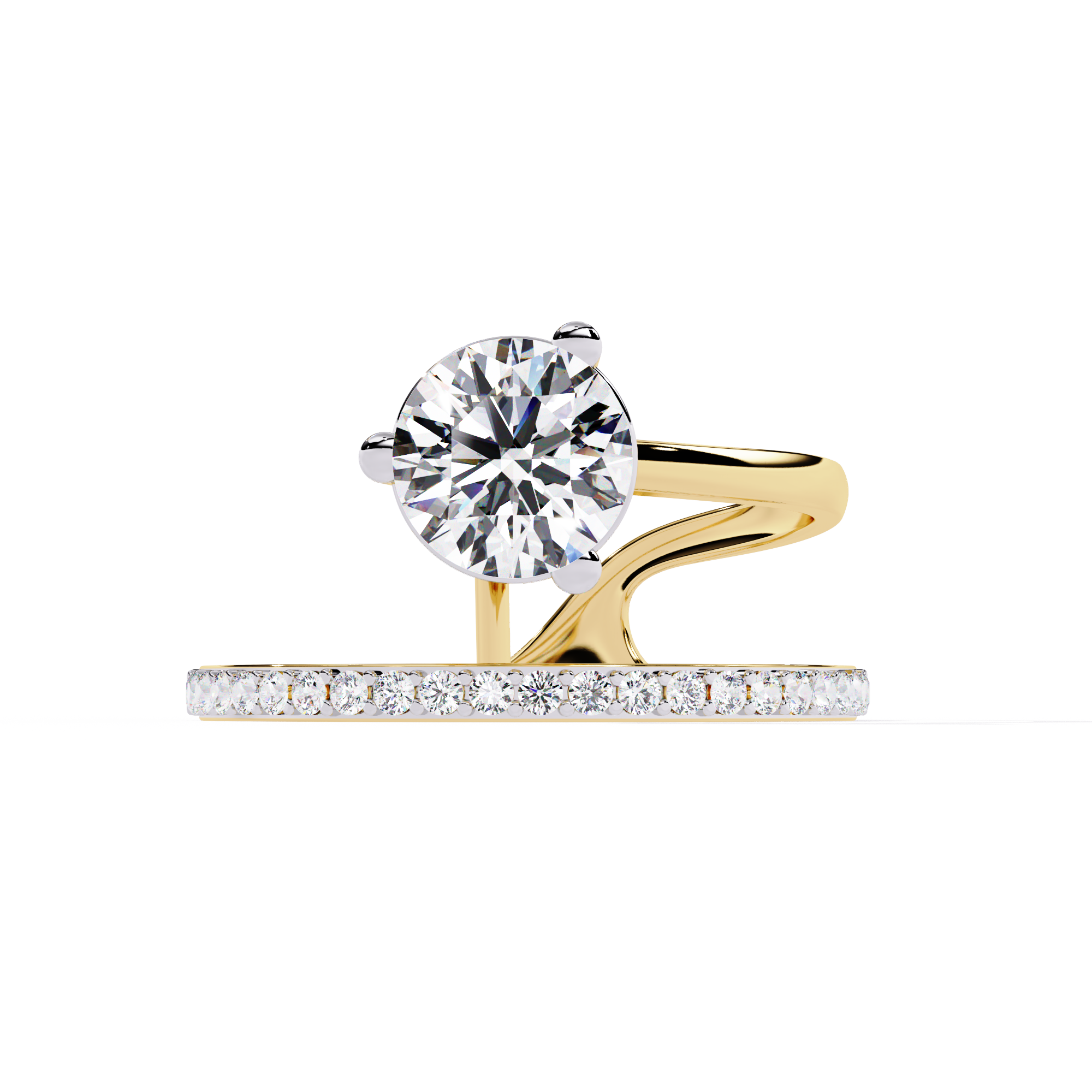 1.50 CT SOLARA SWIRL BAND