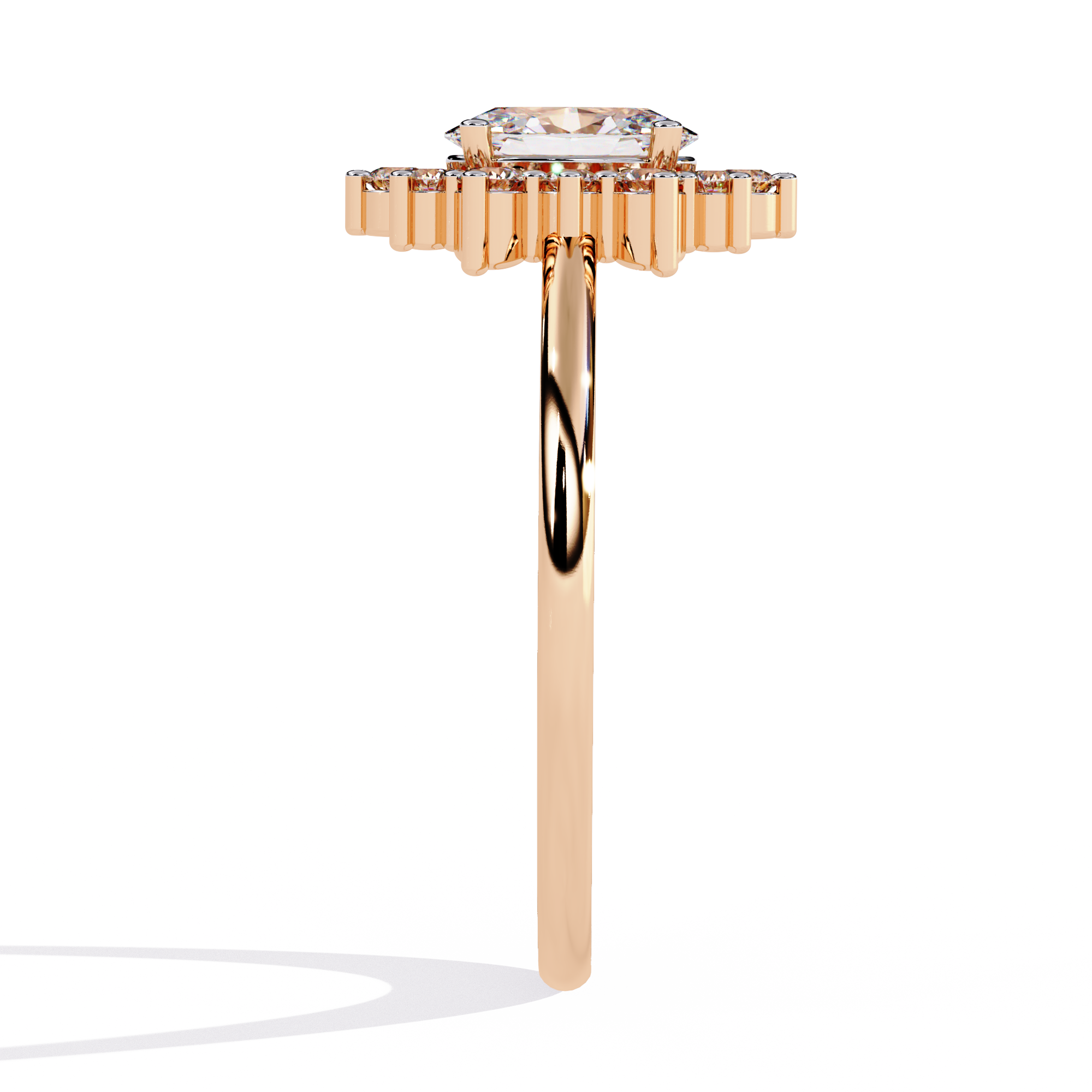 0.52 CT AURORA BLOOM BAND 18K