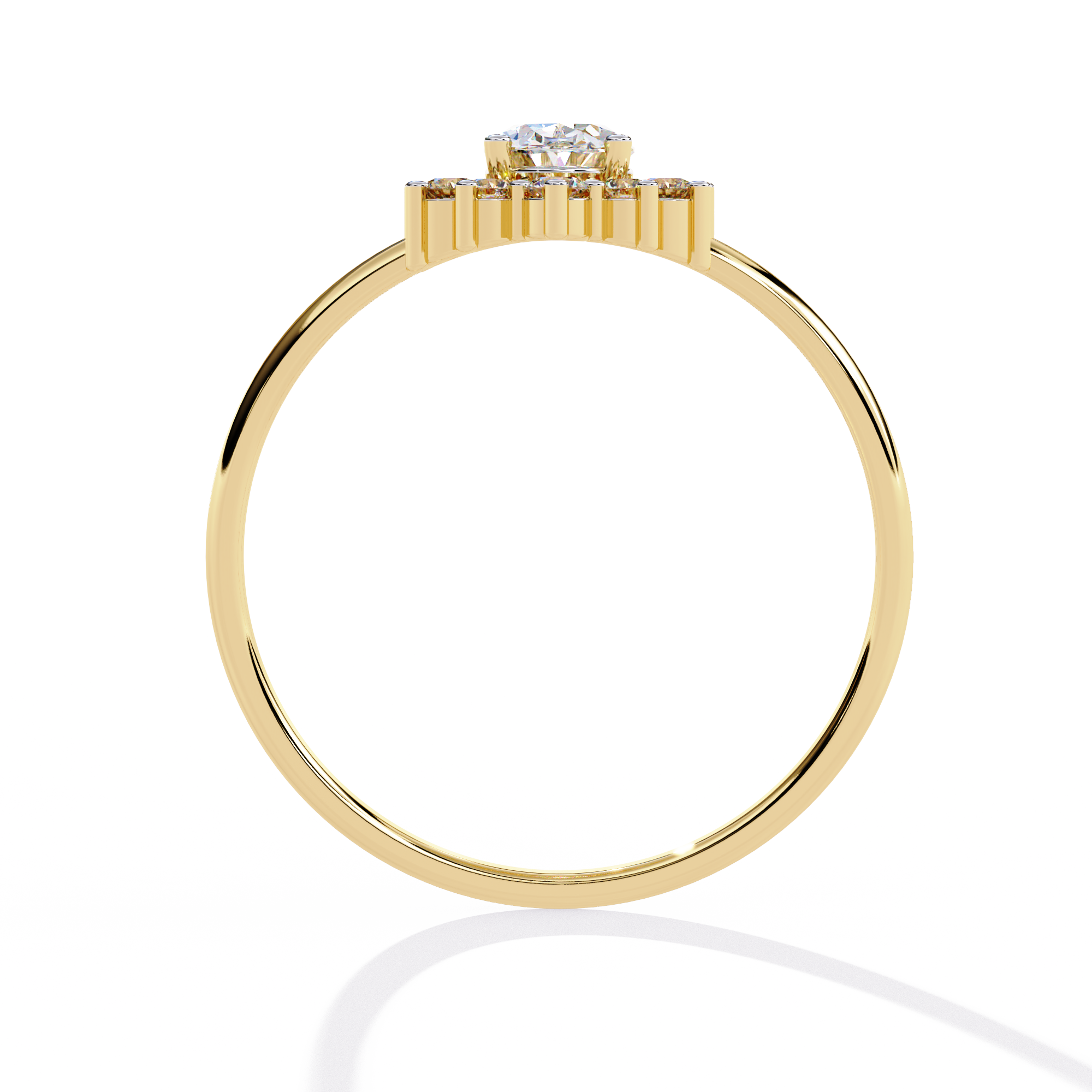 0.52 CT AURORA BLOOM BAND 18K