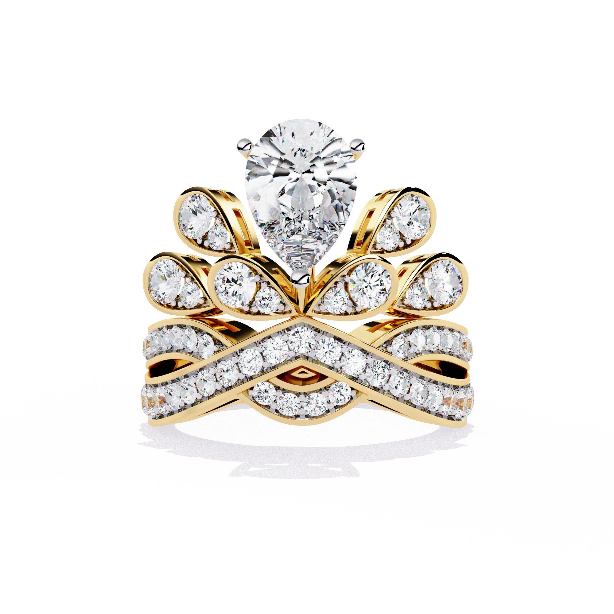 1.28 CT REGALIA CROWN BAND 18K