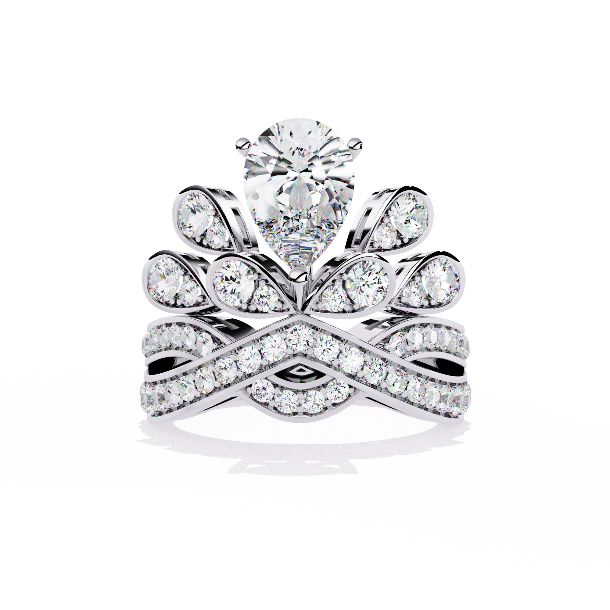 1.28 CT REGALIA CROWN BAND 18K
