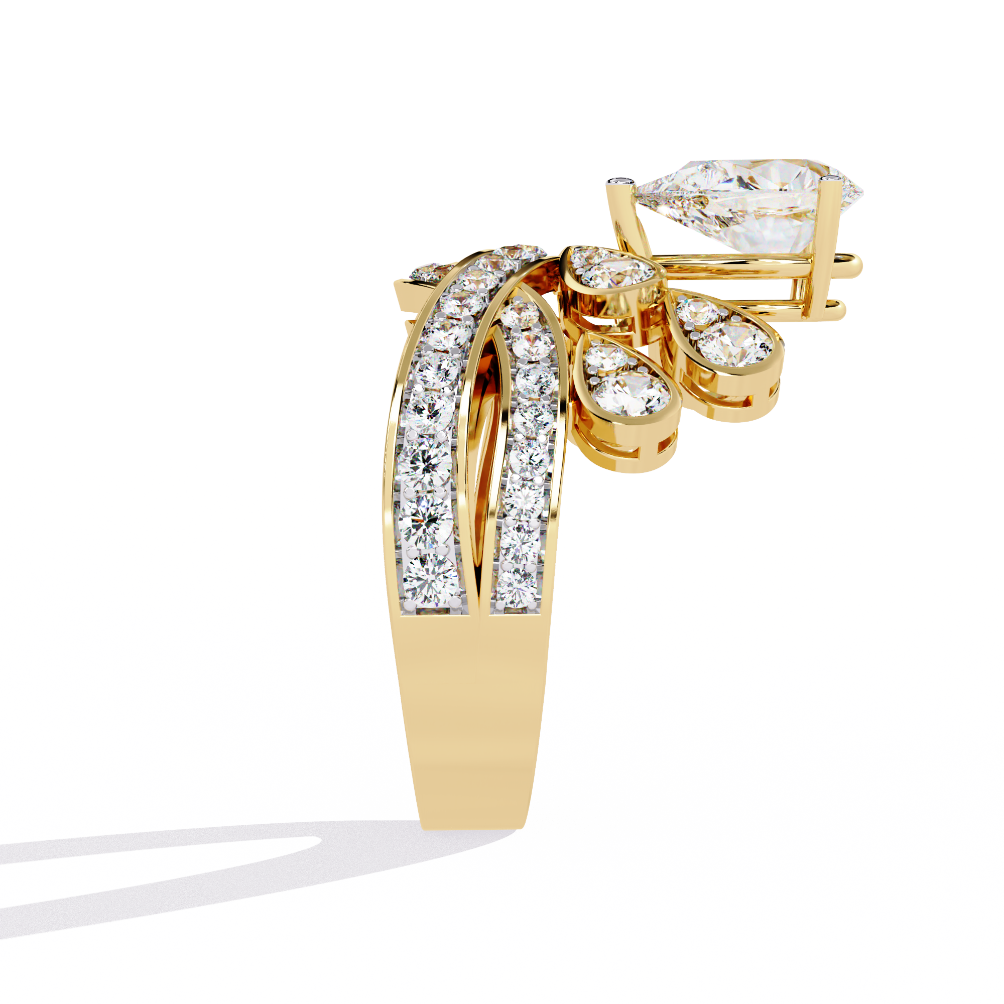 1.28 CT REGALIA CROWN BAND 18K