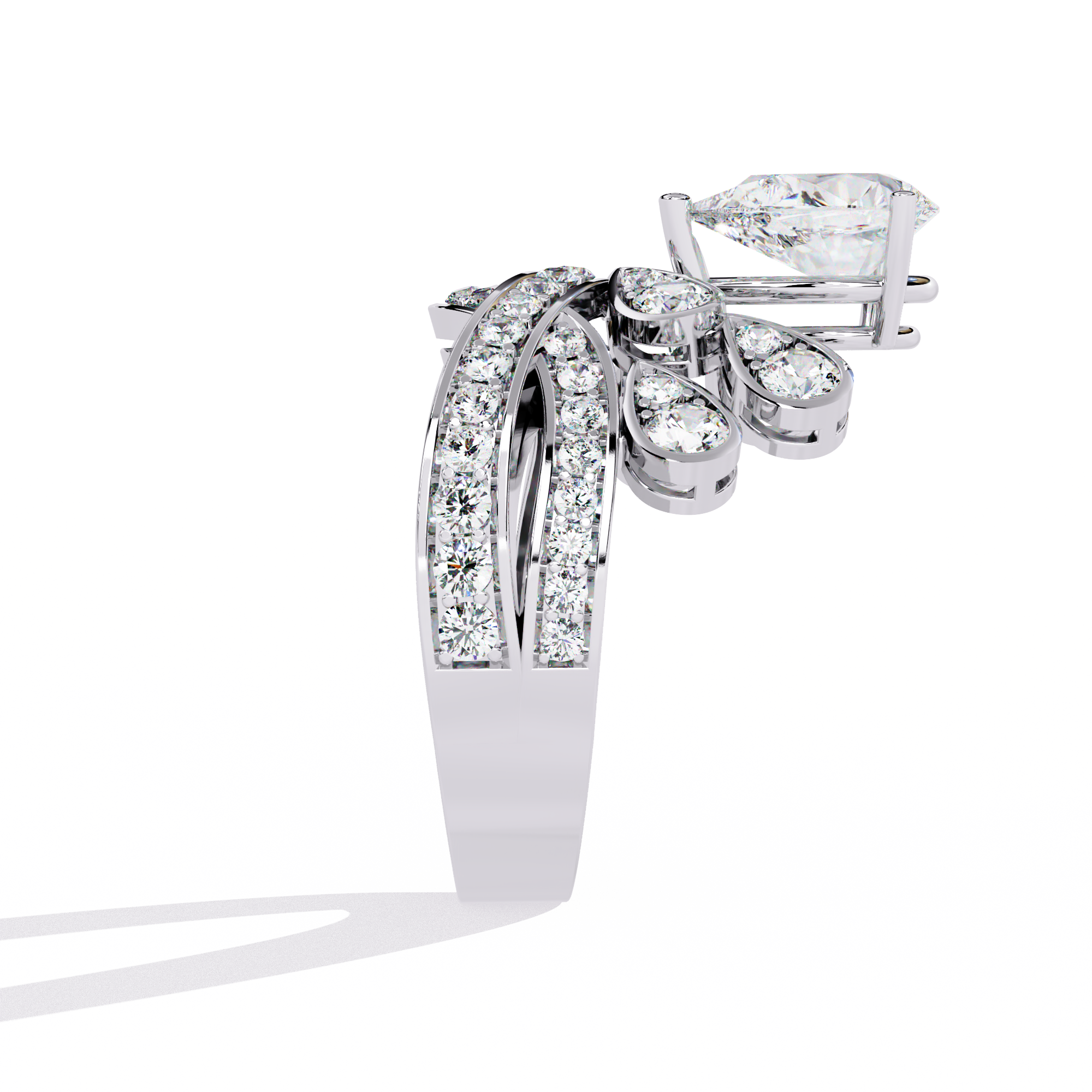1.28 CT REGALIA CROWN BAND 18K