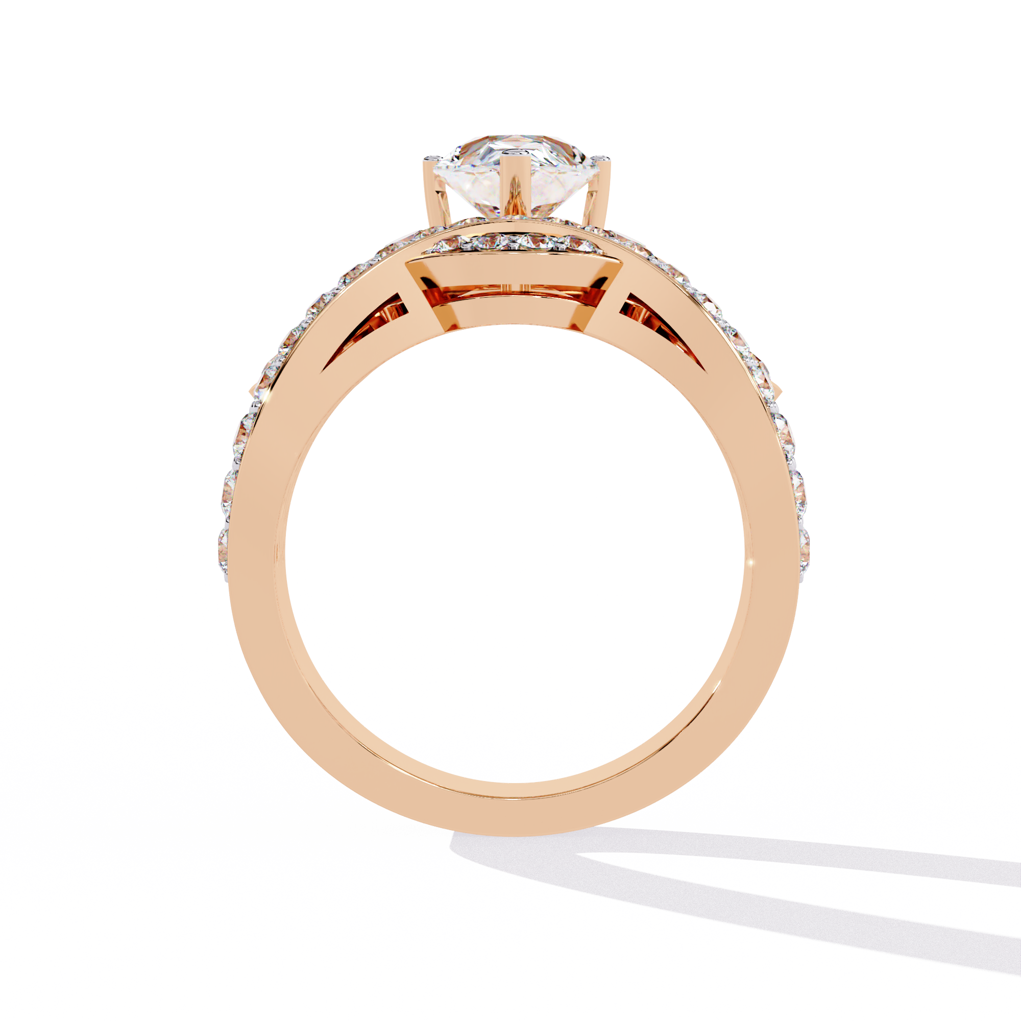 1.28 CT REGALIA CROWN BAND 18K