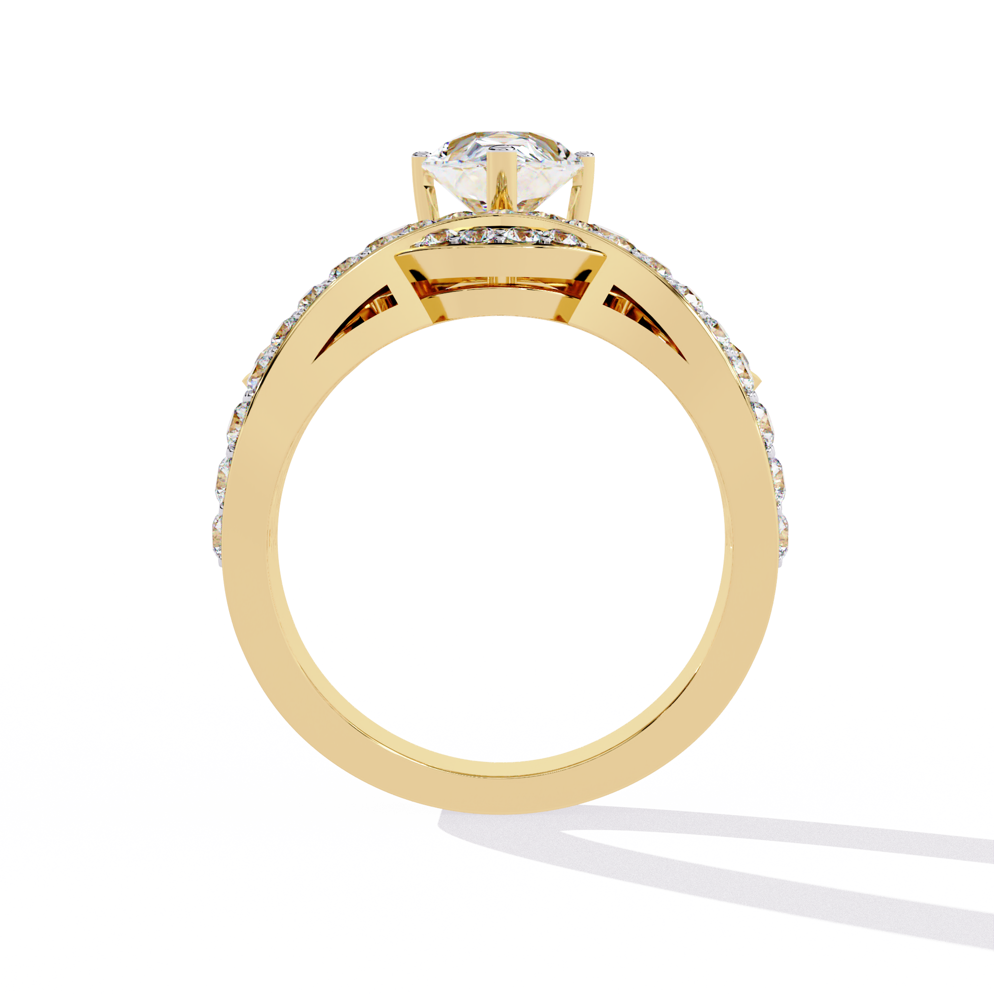 1.28 CT REGALIA CROWN BAND 18K