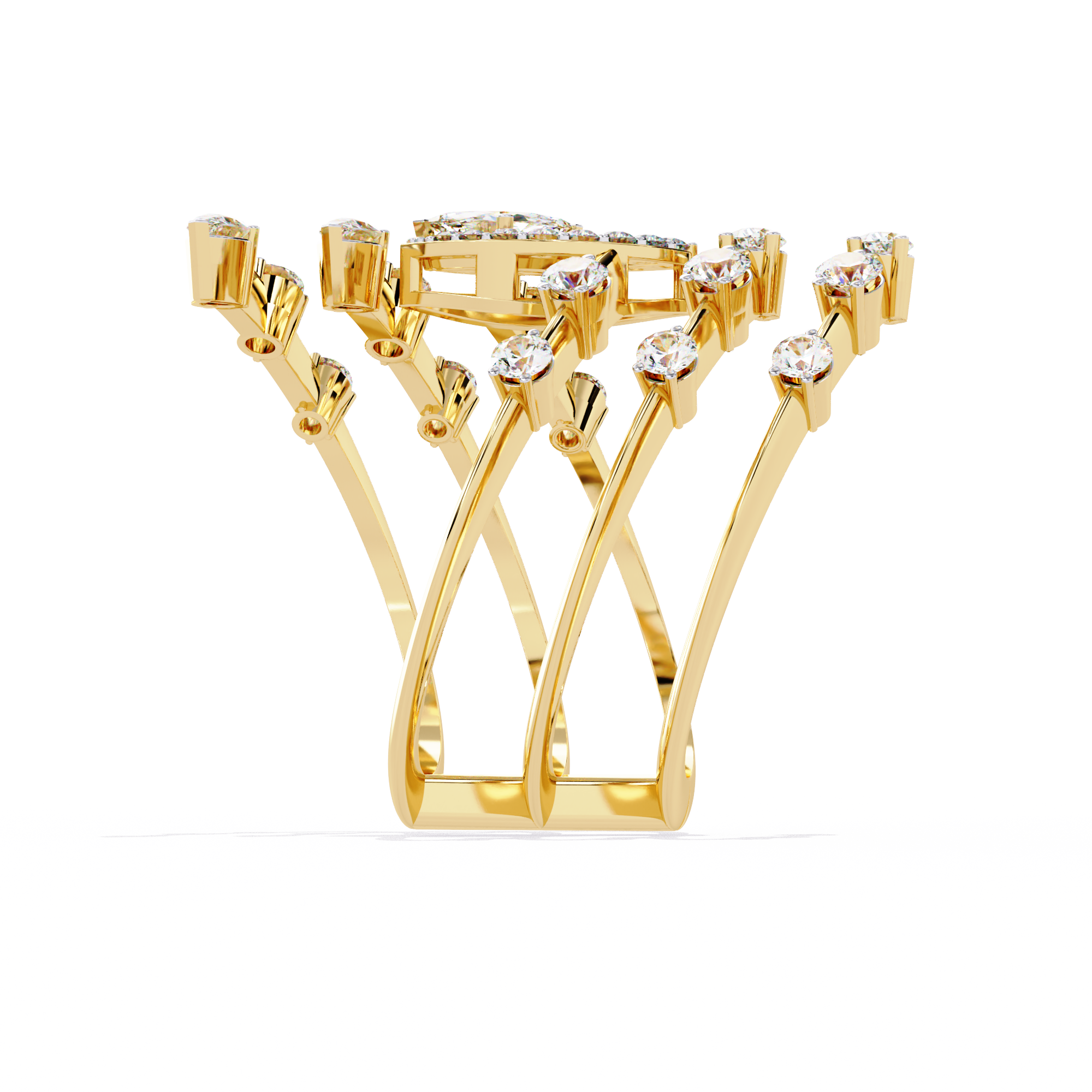 1.17 CT STELLAR CREST BAND 18K